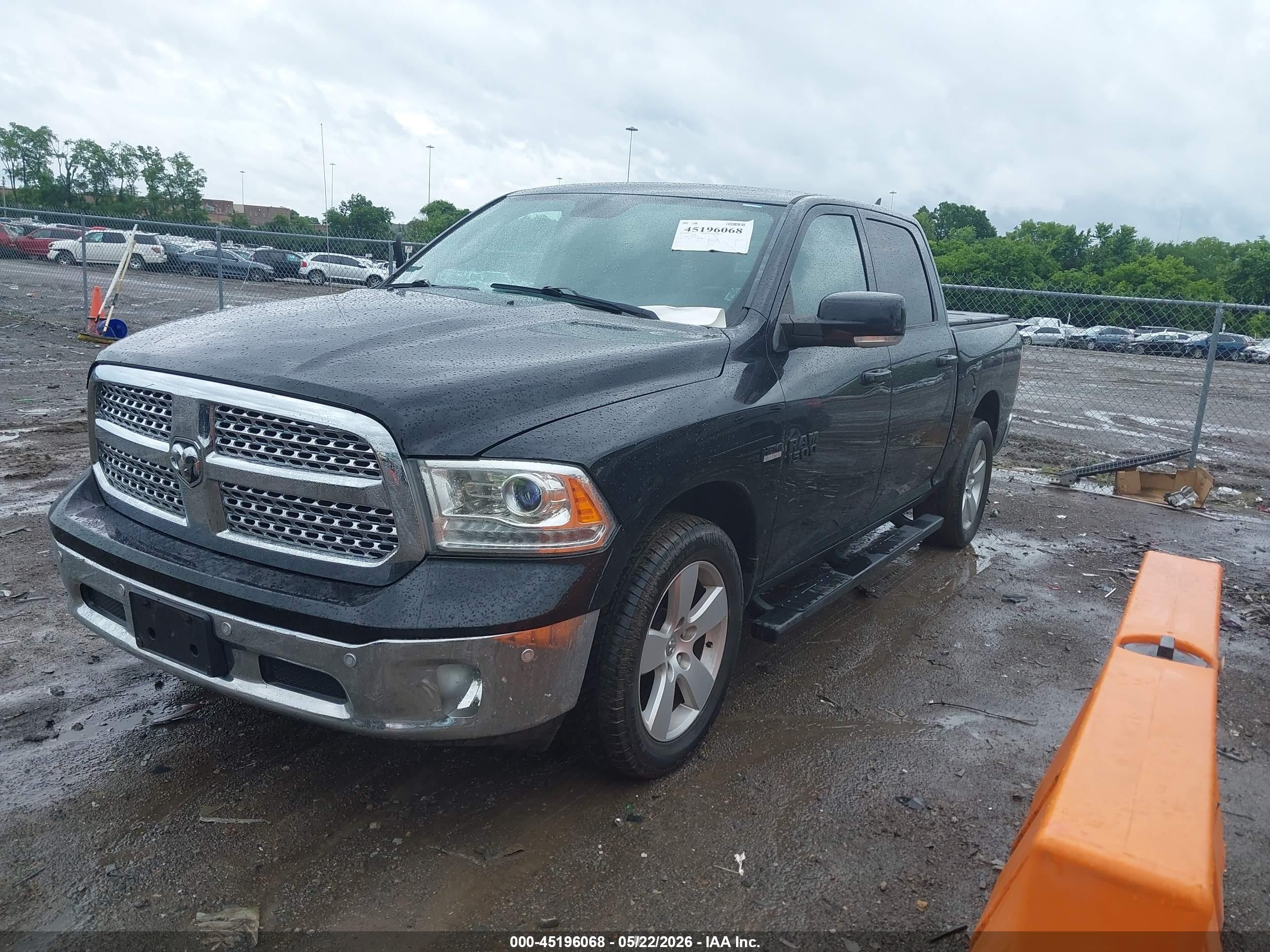 2013 Ram 1500 Sport Черный vin: 1C6RR6MT3DS556521