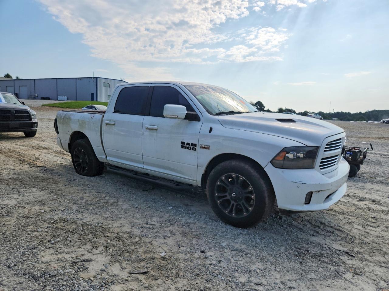 2014 Ram 1500 Sport White vin: 1C6RR6MT3ES384153