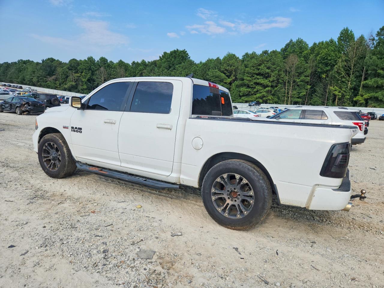 2014 Ram 1500 Sport White vin: 1C6RR6MT3ES384153