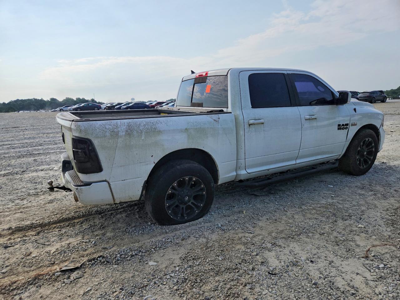 2014 Ram 1500 Sport White vin: 1C6RR6MT3ES384153