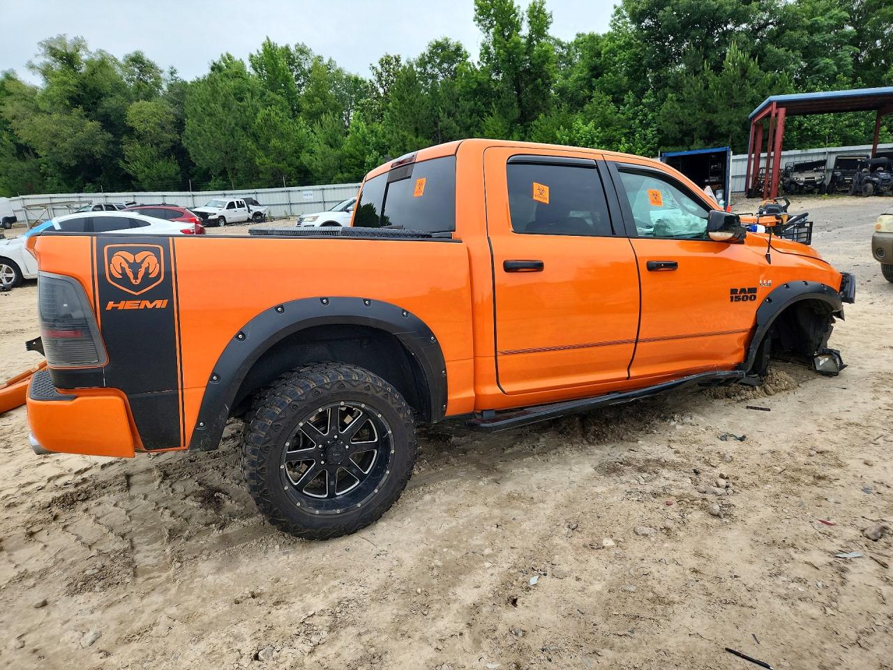 2015 Ram 1500 Sport Orange vin: 1C6RR6MT3FS701303