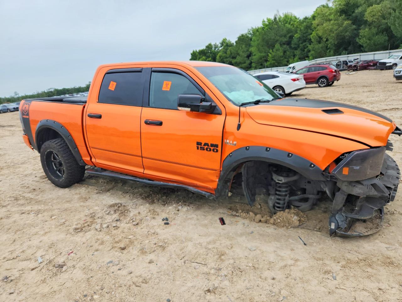 2015 Ram 1500 Sport Orange vin: 1C6RR6MT3FS701303