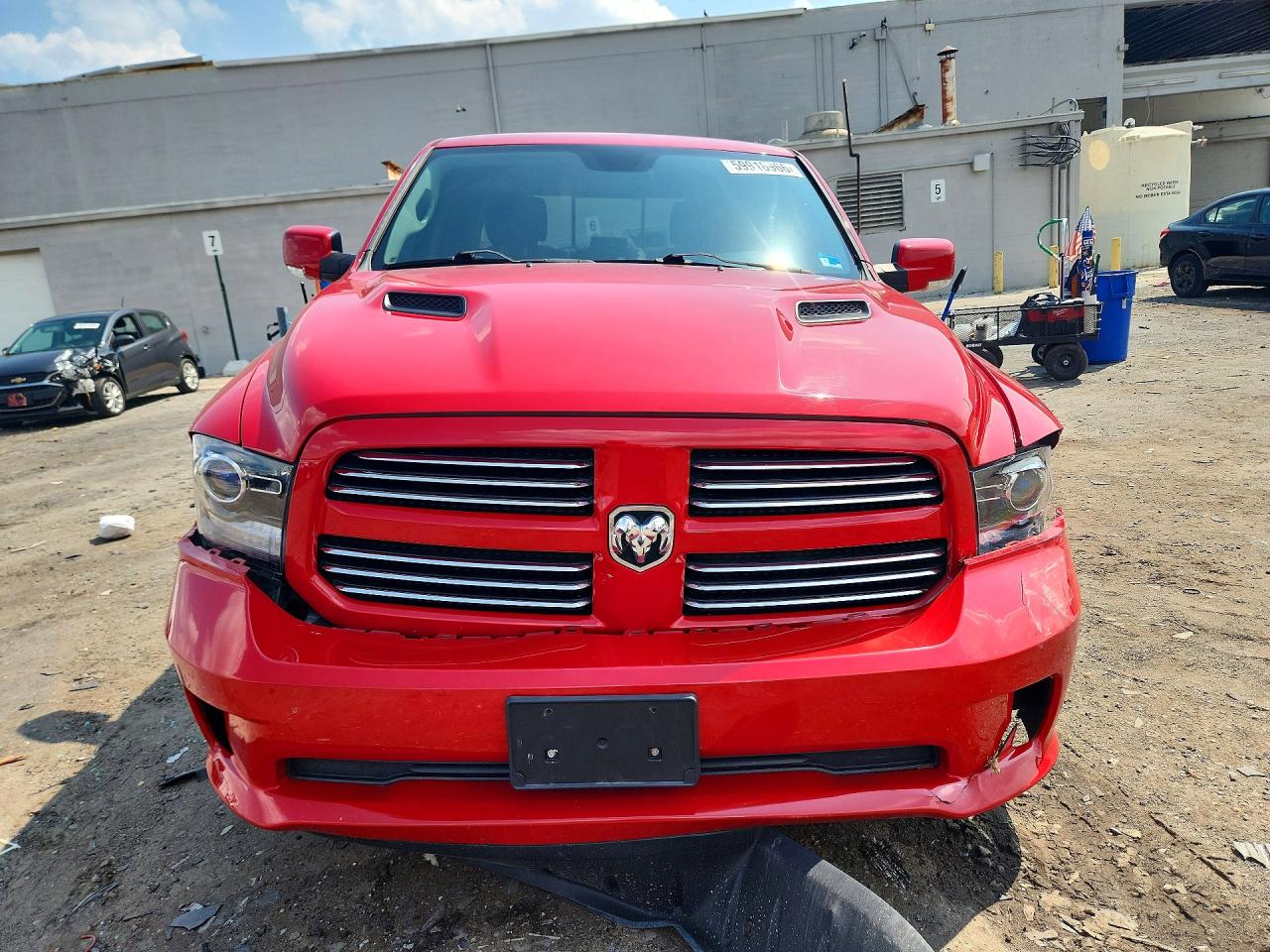 2013 Ram 1500 Sport Red vin: 1C6RR6MT4DS627449