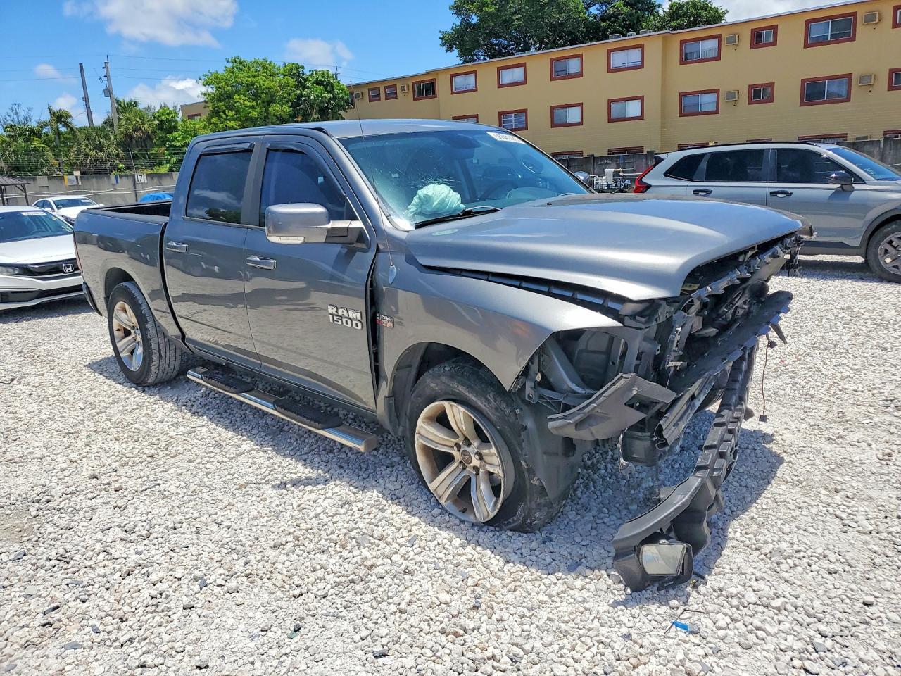 2013 Ram 1500 Sport Gray vin: 1C6RR6MT5DS627508