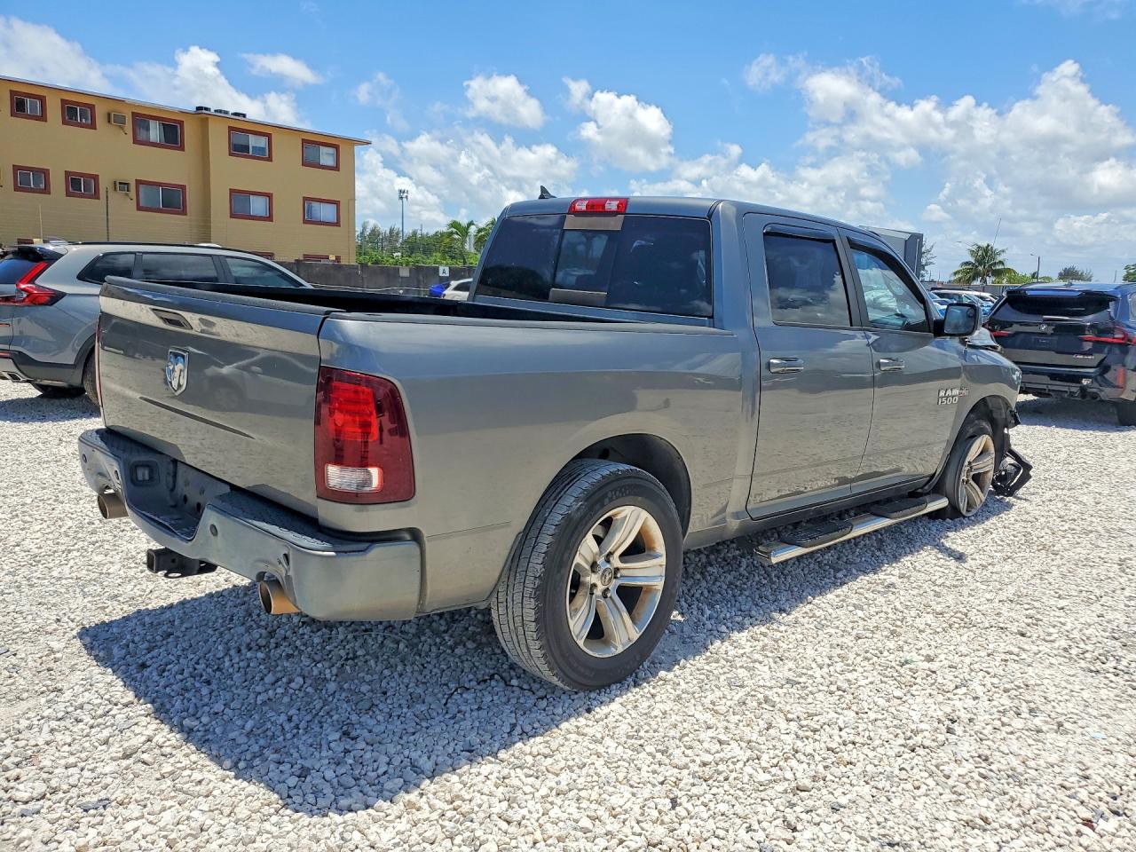 2013 Ram 1500 Sport Gray vin: 1C6RR6MT5DS627508