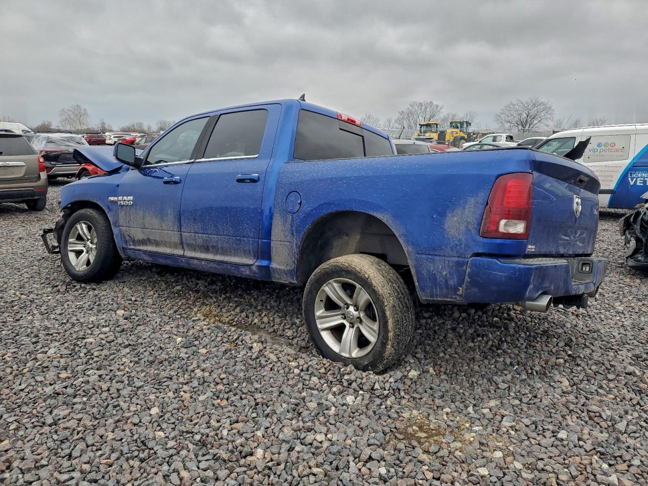 2015 Ram 1500 Sport Blue vin: 1C6RR6MT5FS649561