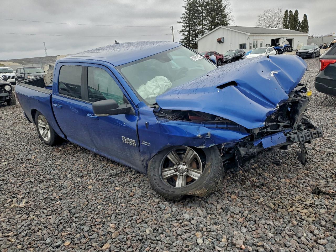 2015 Ram 1500 Sport Blue vin: 1C6RR6MT5FS649561