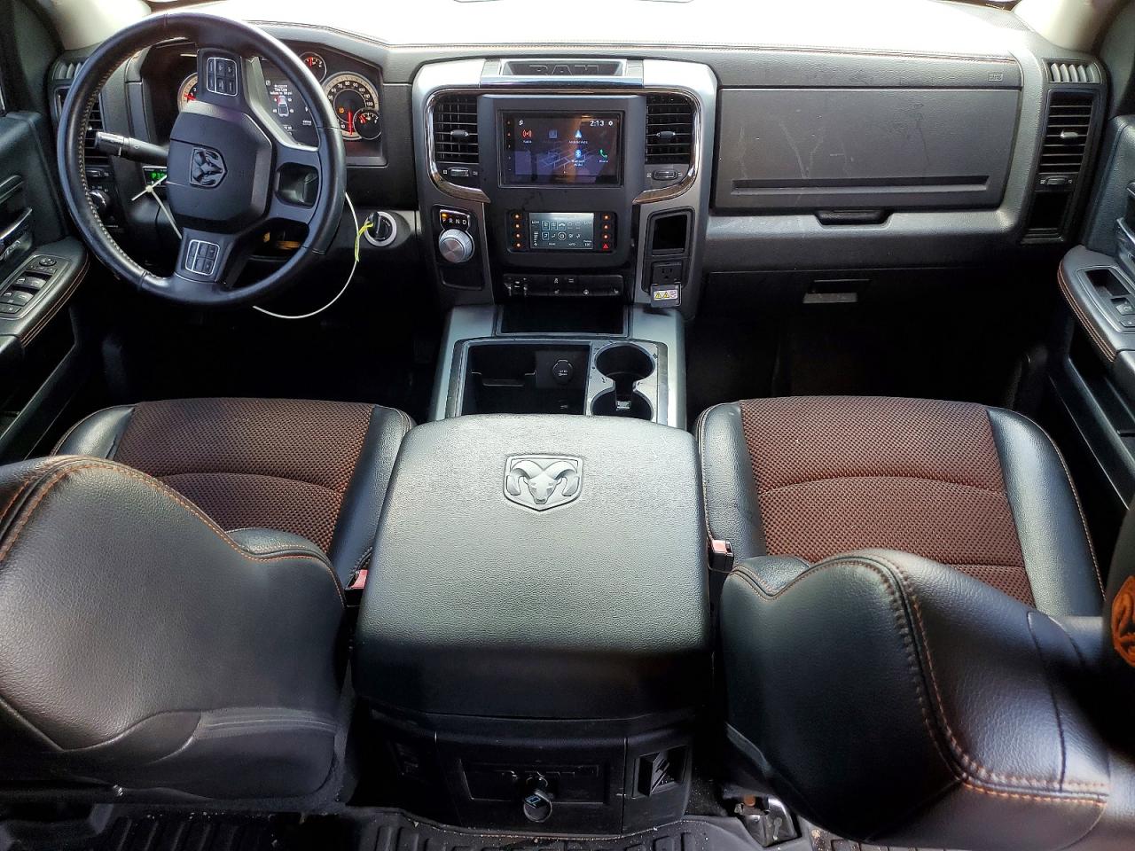 2015 Ram 1500 Sport Orange vin: 1C6RR6MT6FS686120