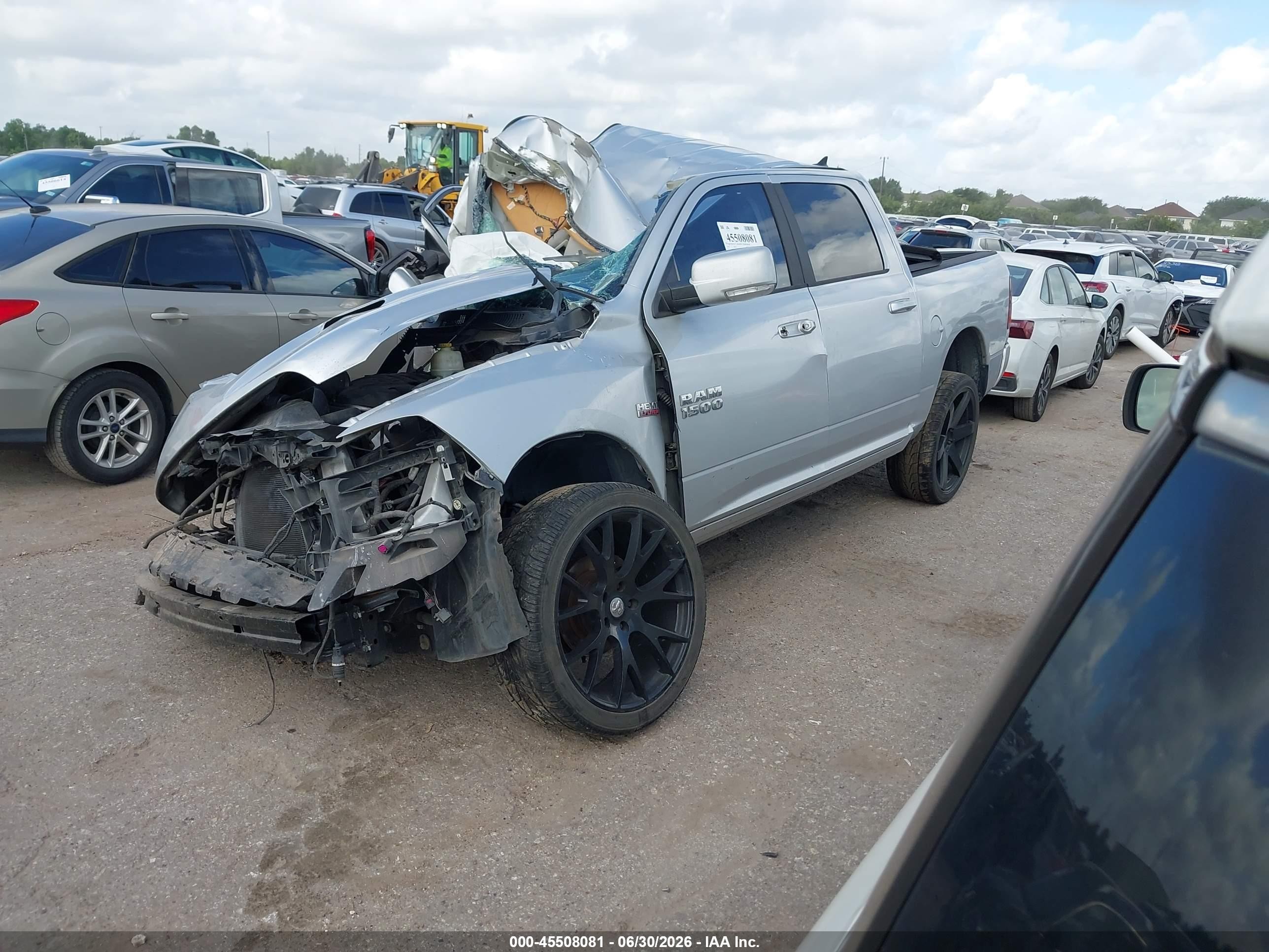 2014 Ram 1500 Sport Silver vin: 1C6RR6MT7ES144474