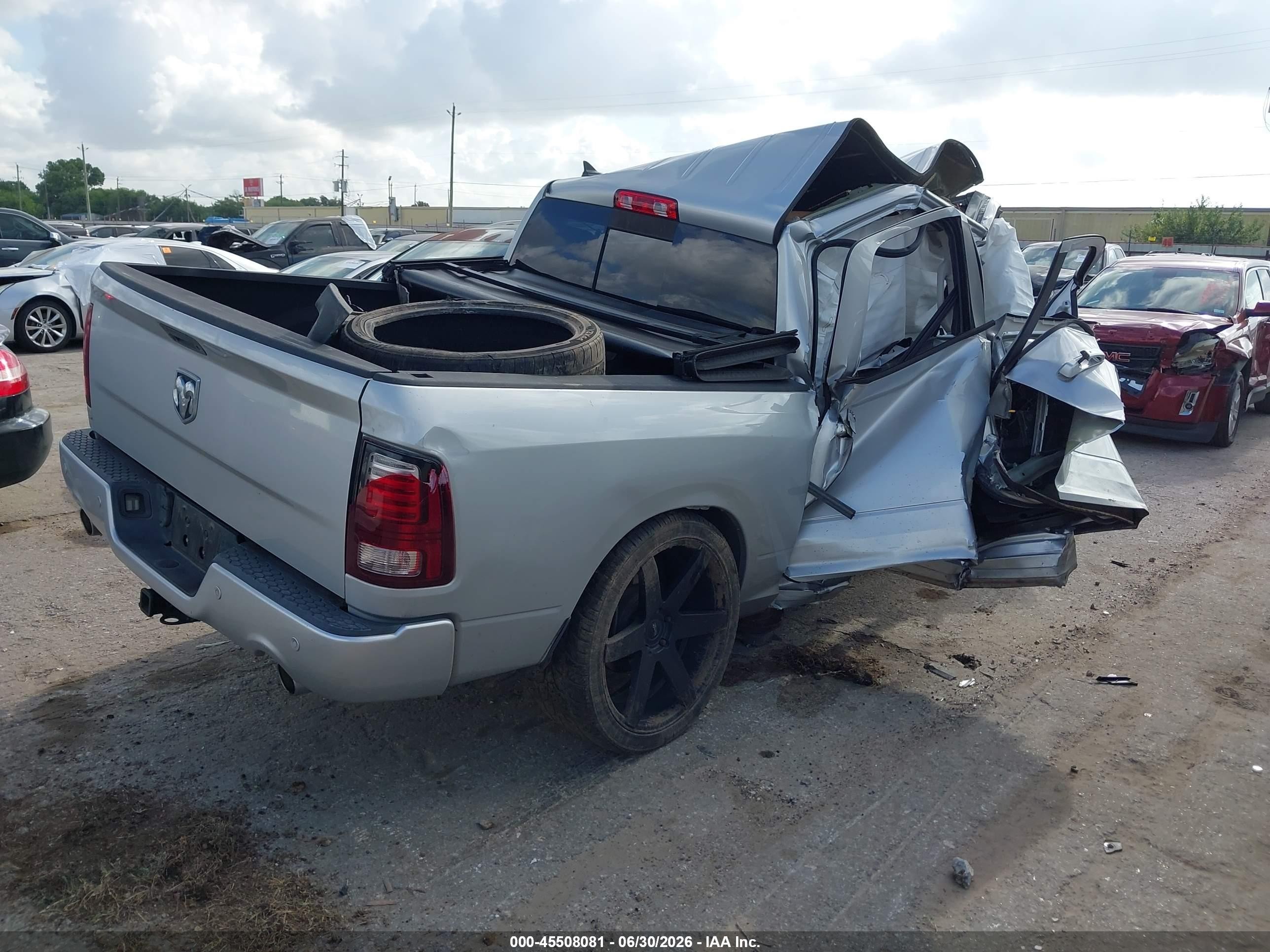 2014 Ram 1500 Sport Silver vin: 1C6RR6MT7ES144474