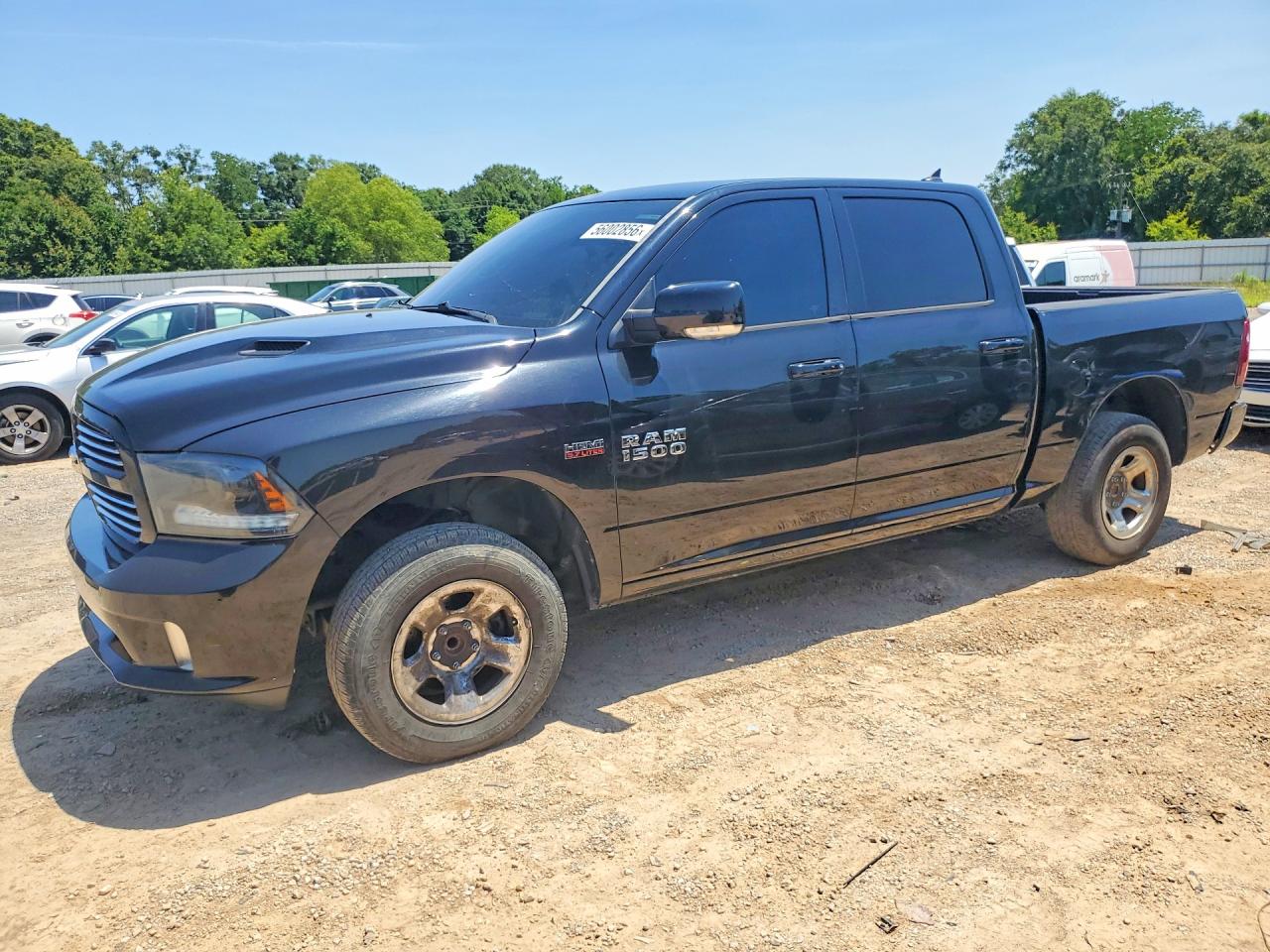2015 Ram 1500 Sport Black vin: 1C6RR6MT9FS542870