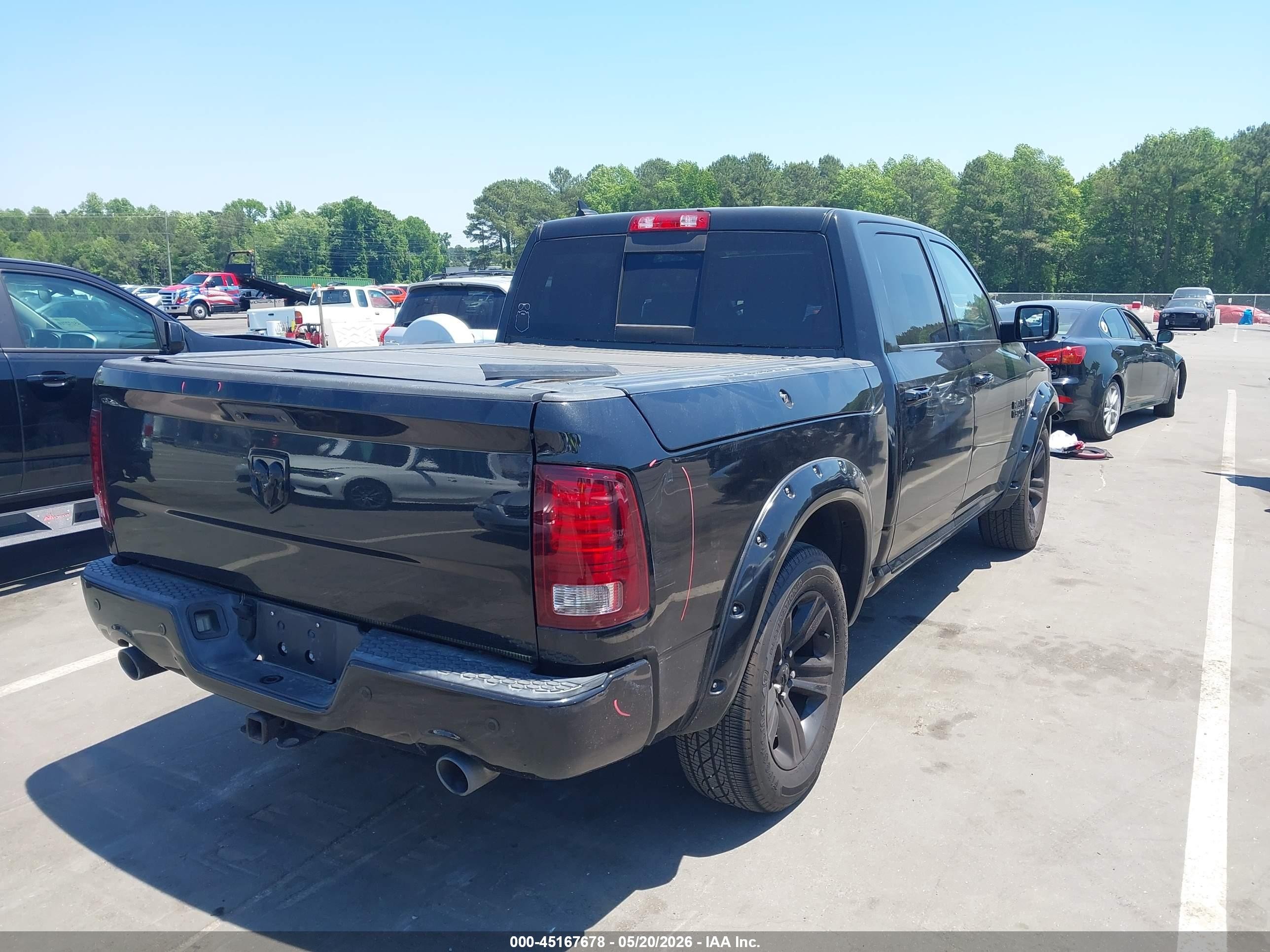 2015 Ram 1500 Sport Black vin: 1C6RR6MT9FS692588