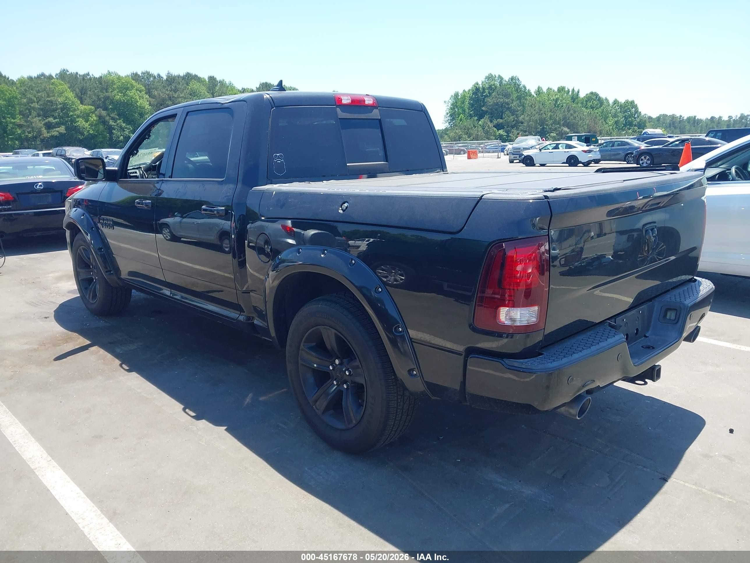 2015 Ram 1500 Sport Black vin: 1C6RR6MT9FS692588