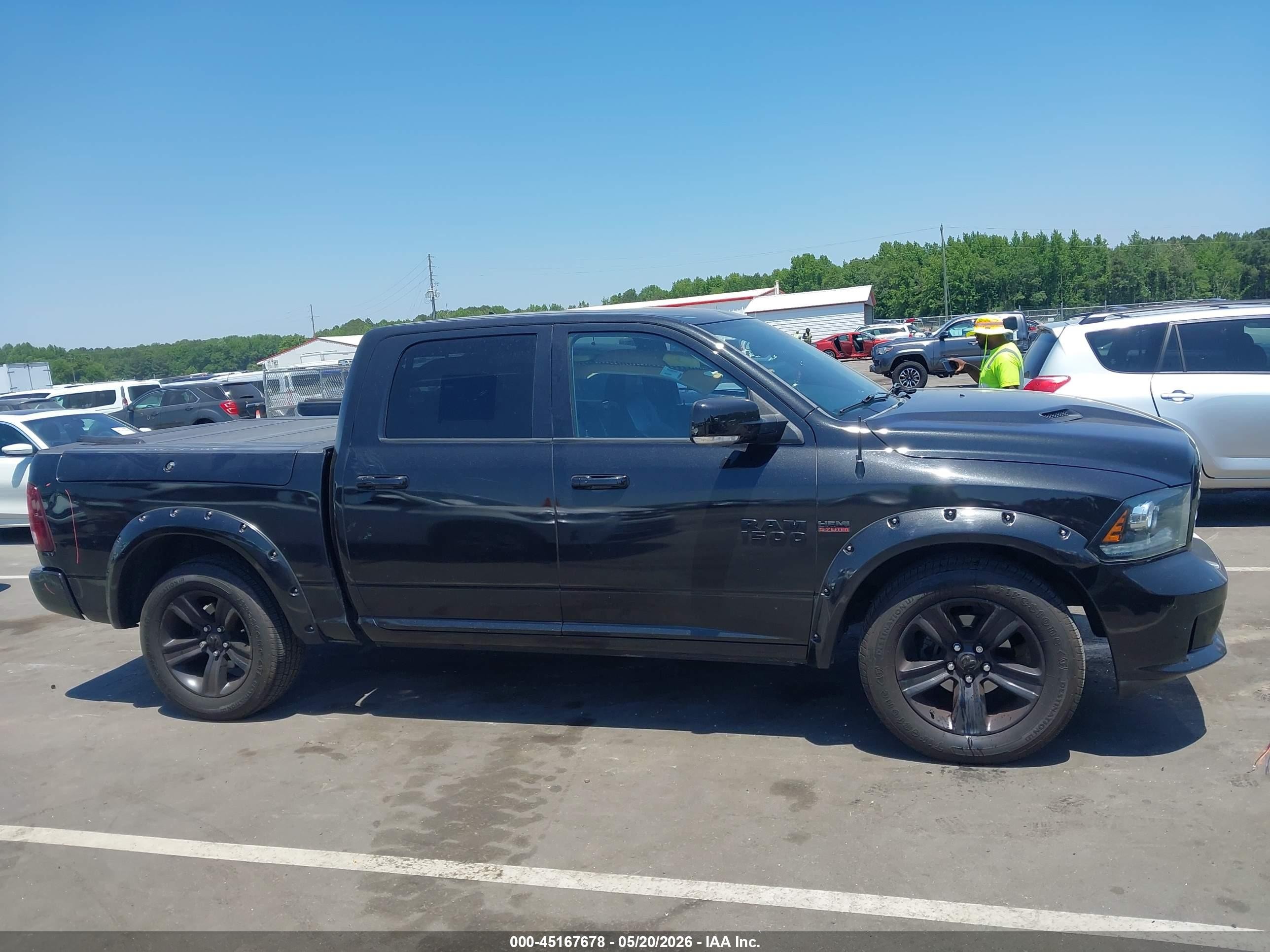 2015 Ram 1500 Sport Black vin: 1C6RR6MT9FS692588