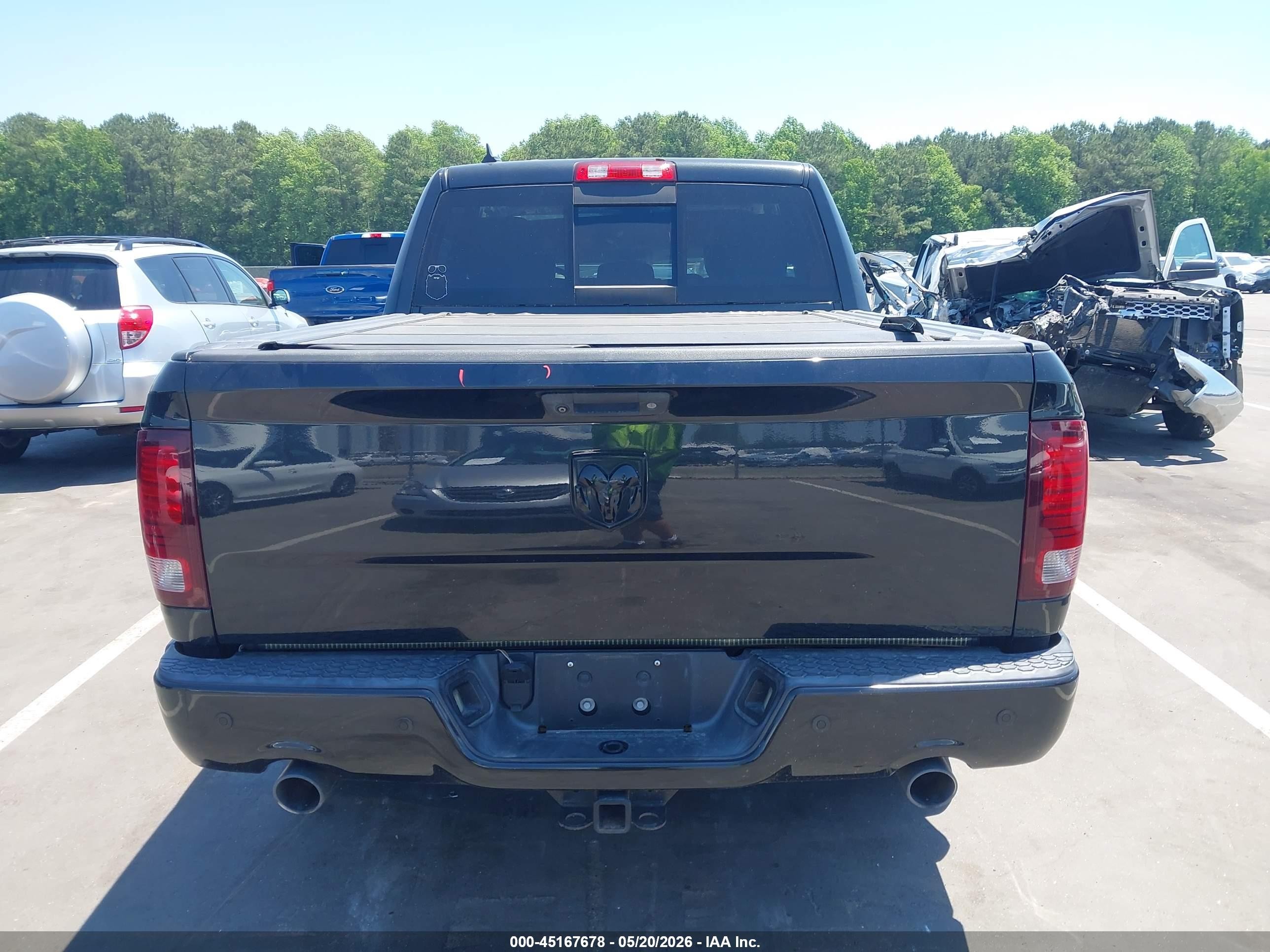 2015 Ram 1500 Sport Black vin: 1C6RR6MT9FS692588