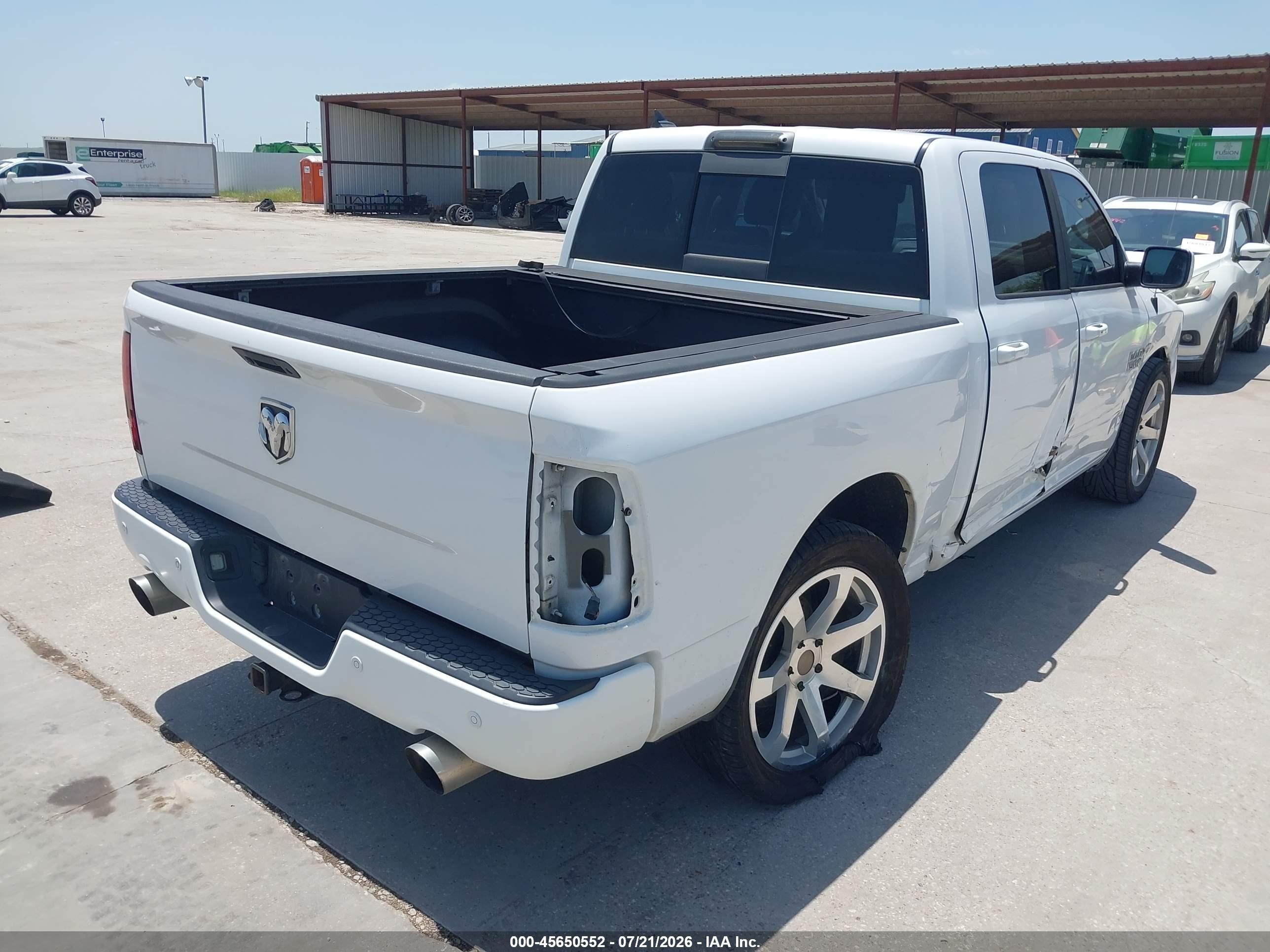 2014 Ram 1500 Sport Белый vin: 1C6RR6MTXES101487