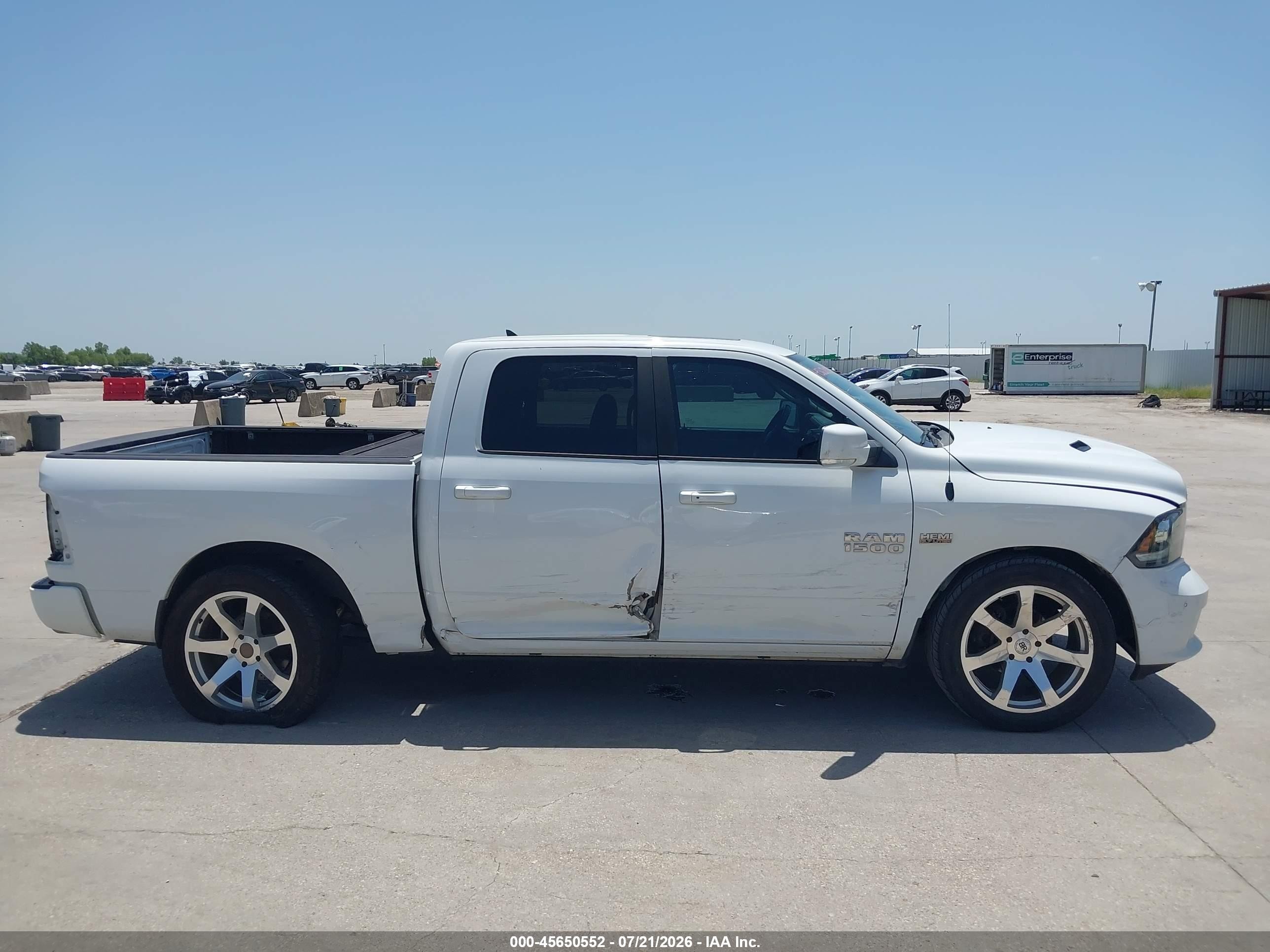 2014 Ram 1500 Sport Белый vin: 1C6RR6MTXES101487