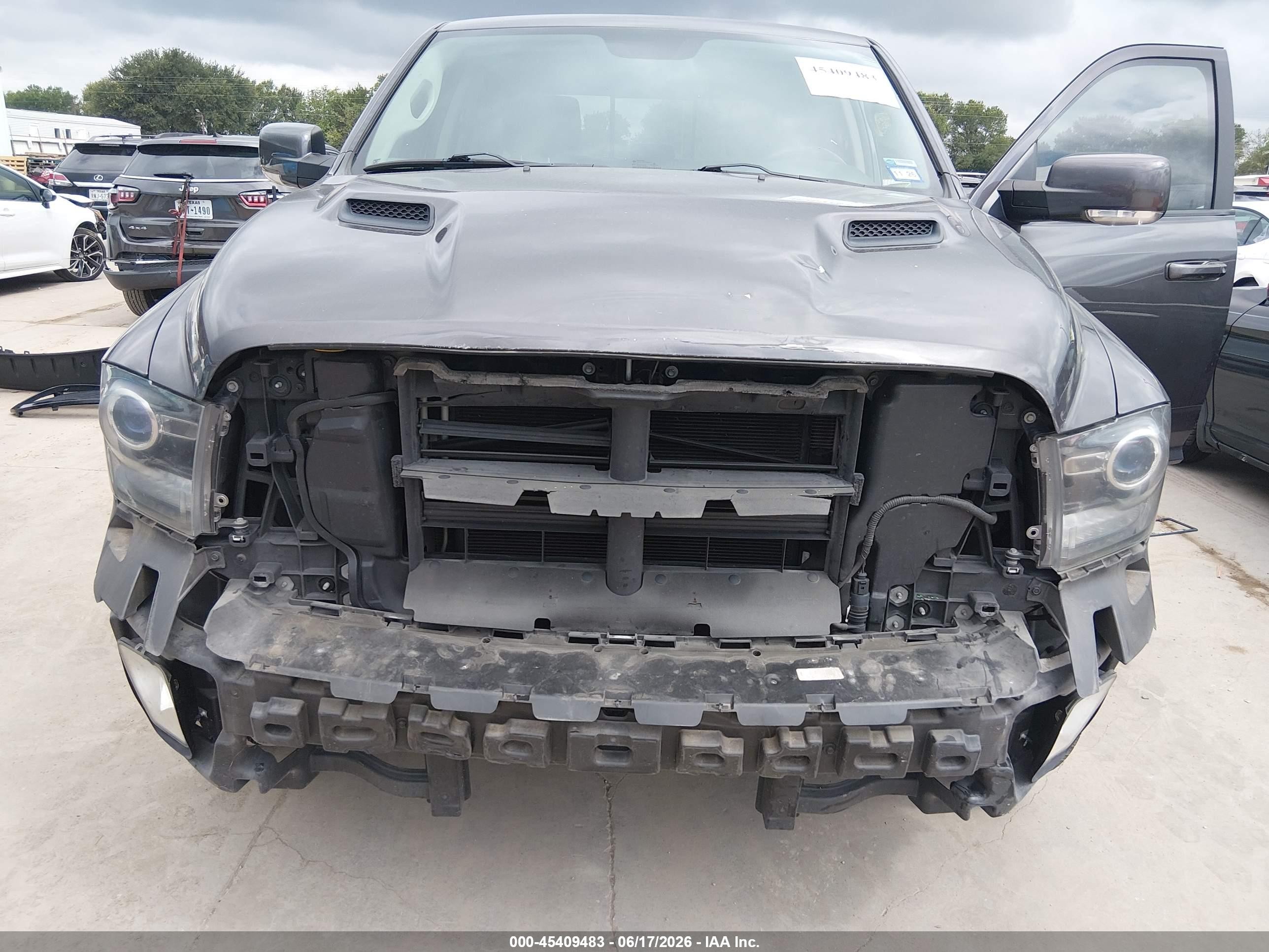 2014 Ram 1500 Sport Gray vin: 1C6RR6MTXES245234