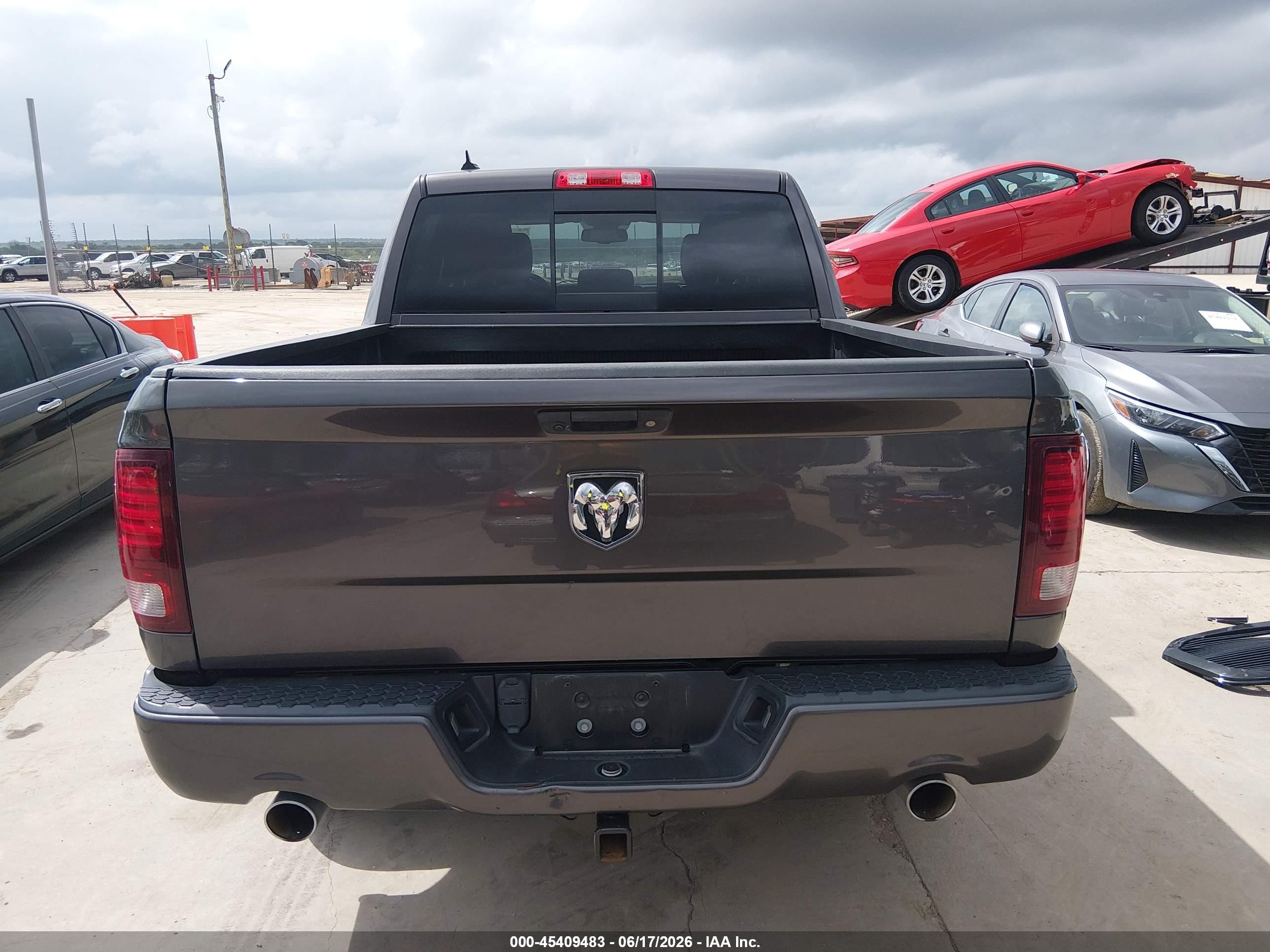 2014 Ram 1500 Sport Gray vin: 1C6RR6MTXES245234
