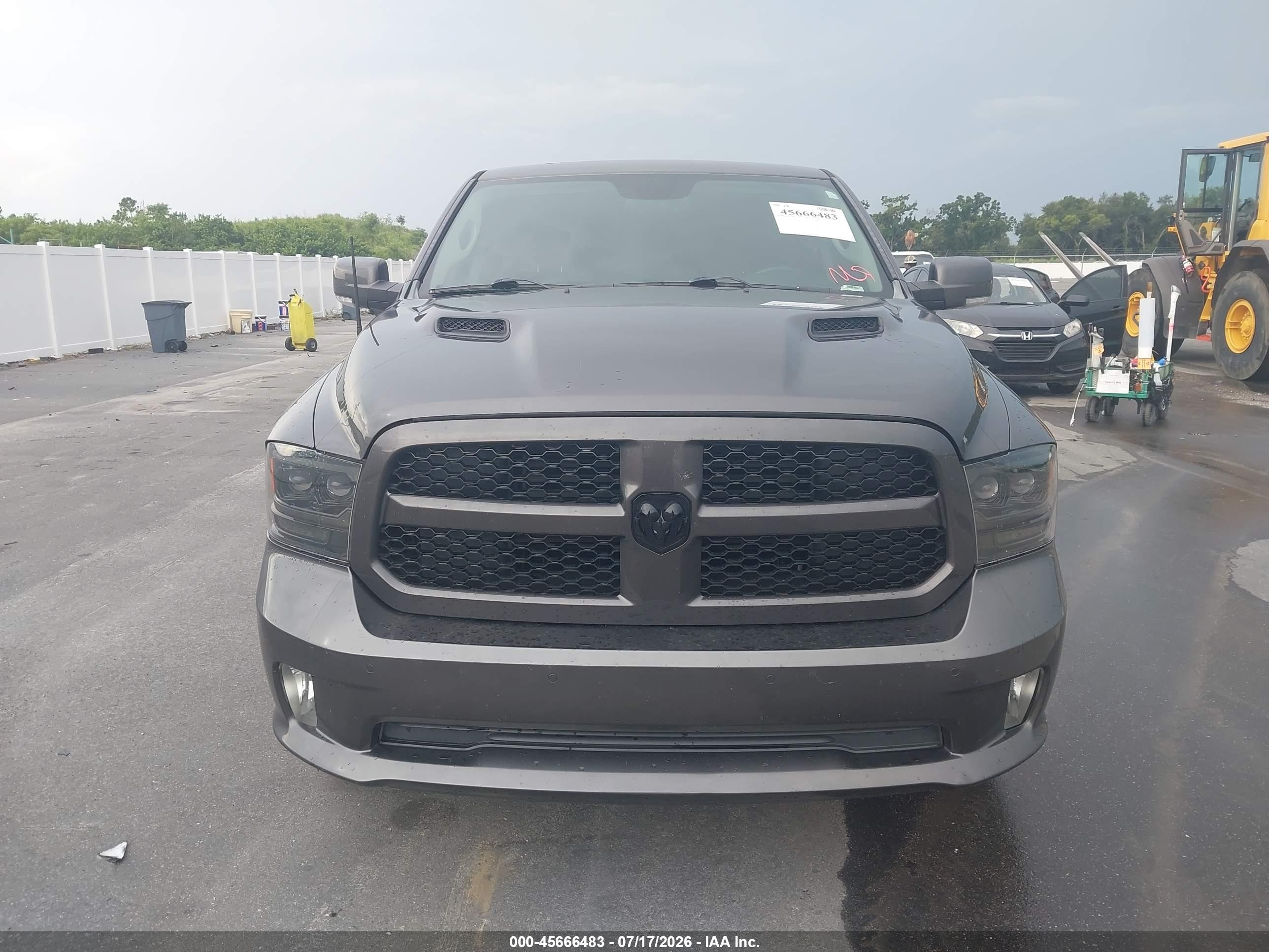 2015 Ram 1500 Sport Черный vin: 1C6RR6MTXFS629368