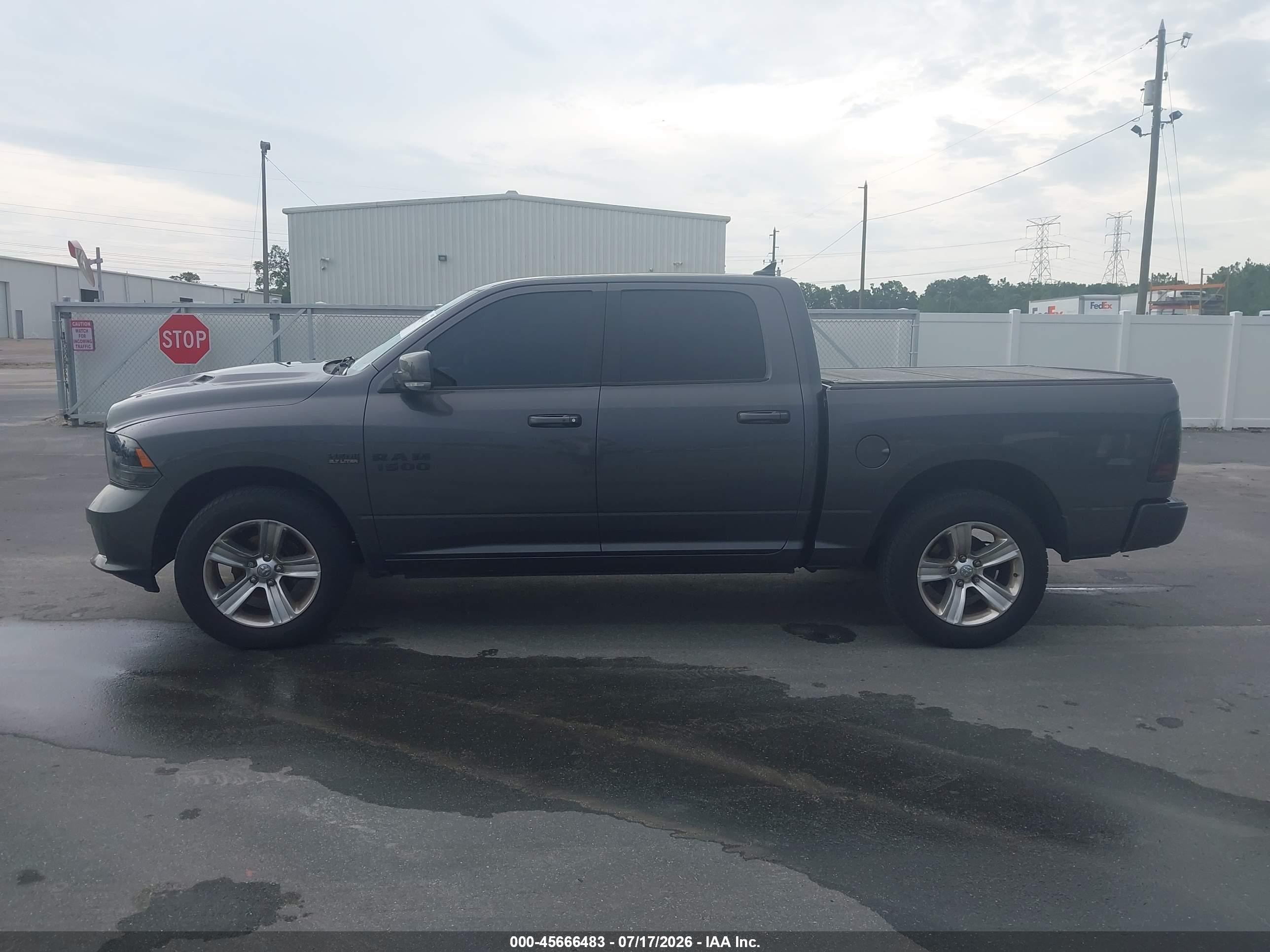 2015 Ram 1500 Sport Черный vin: 1C6RR6MTXFS629368