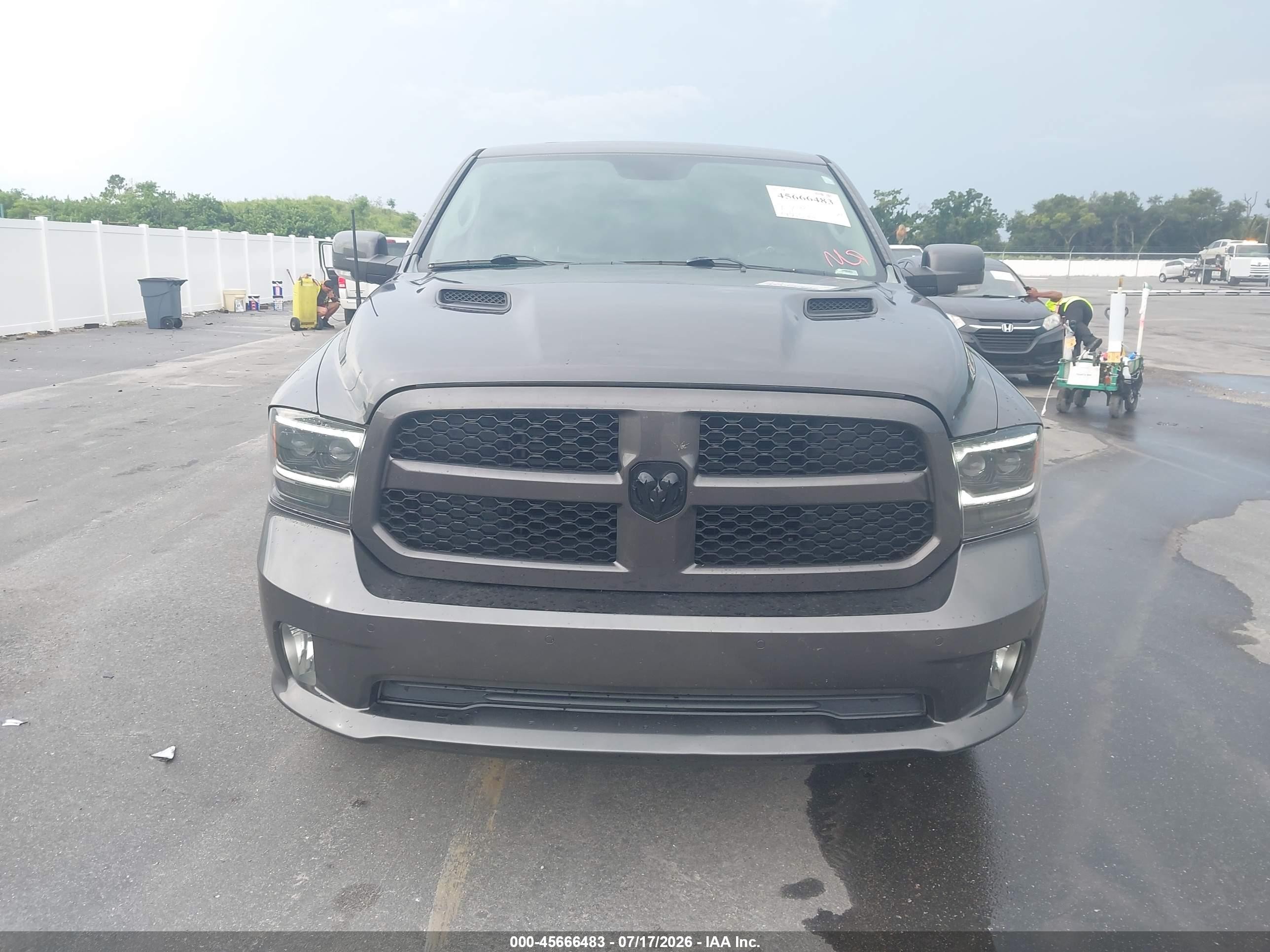 2015 Ram 1500 Sport Черный vin: 1C6RR6MTXFS629368