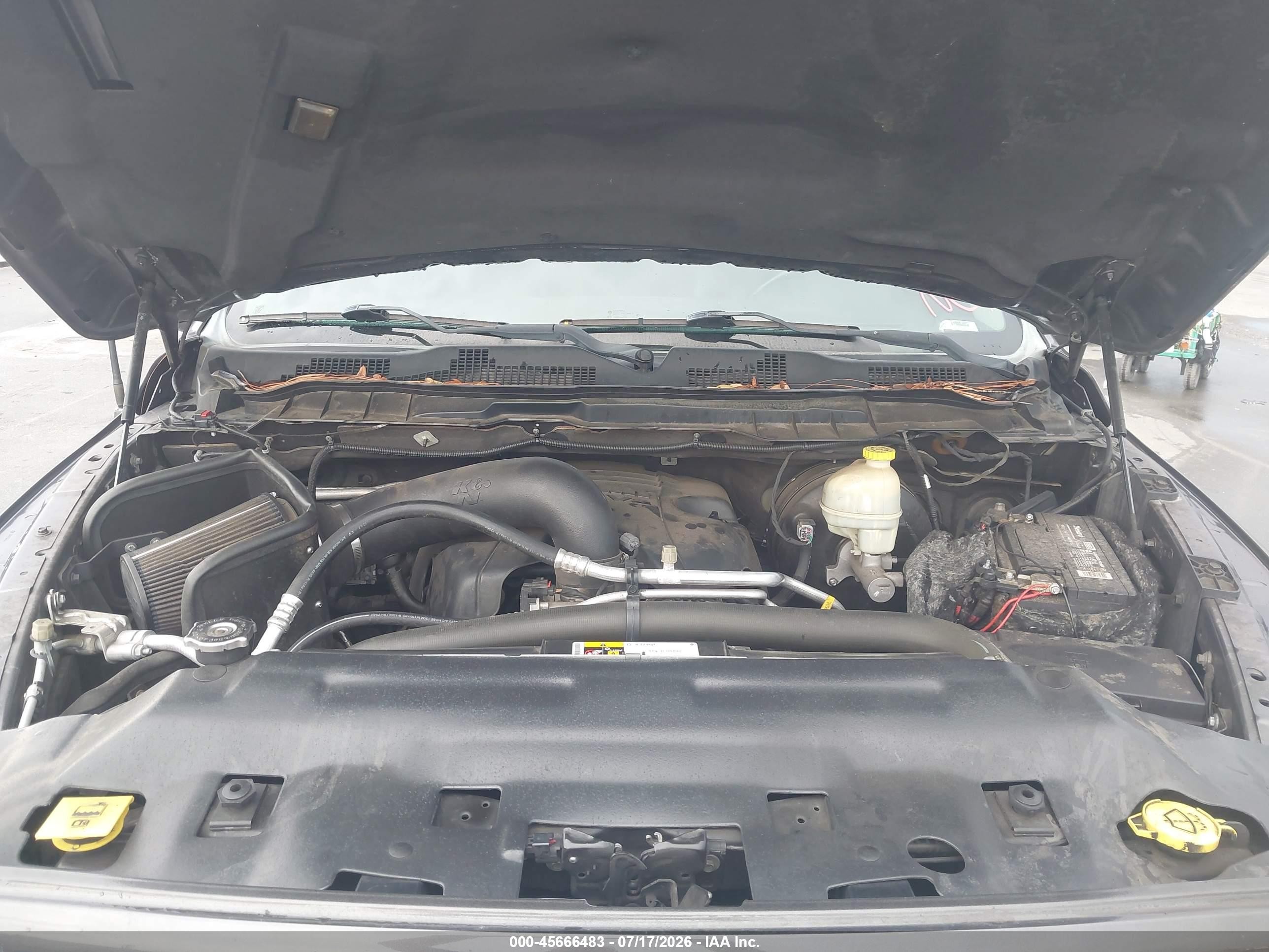 2015 Ram 1500 Sport Черный vin: 1C6RR6MTXFS629368