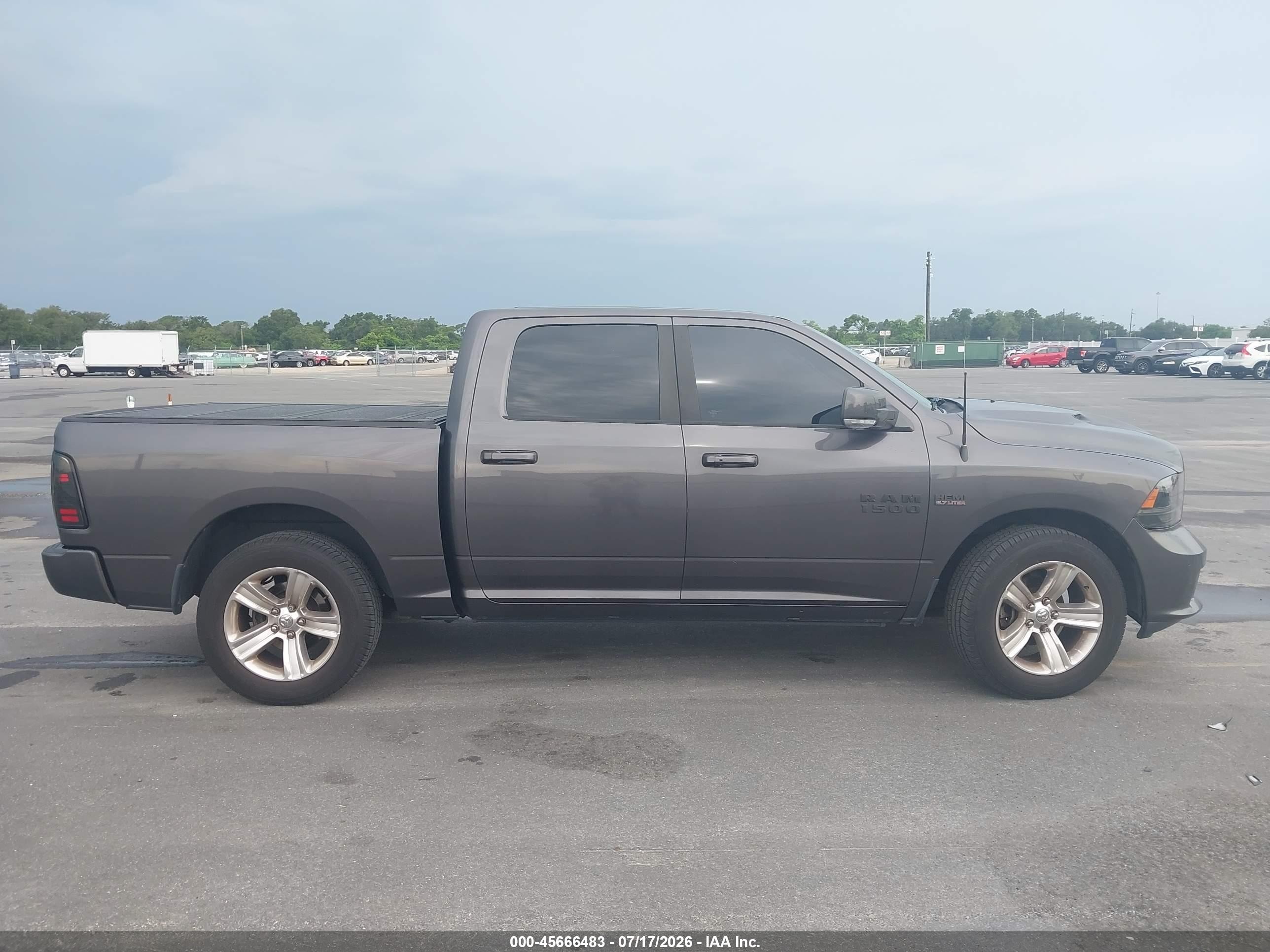 2015 Ram 1500 Sport Черный vin: 1C6RR6MTXFS629368