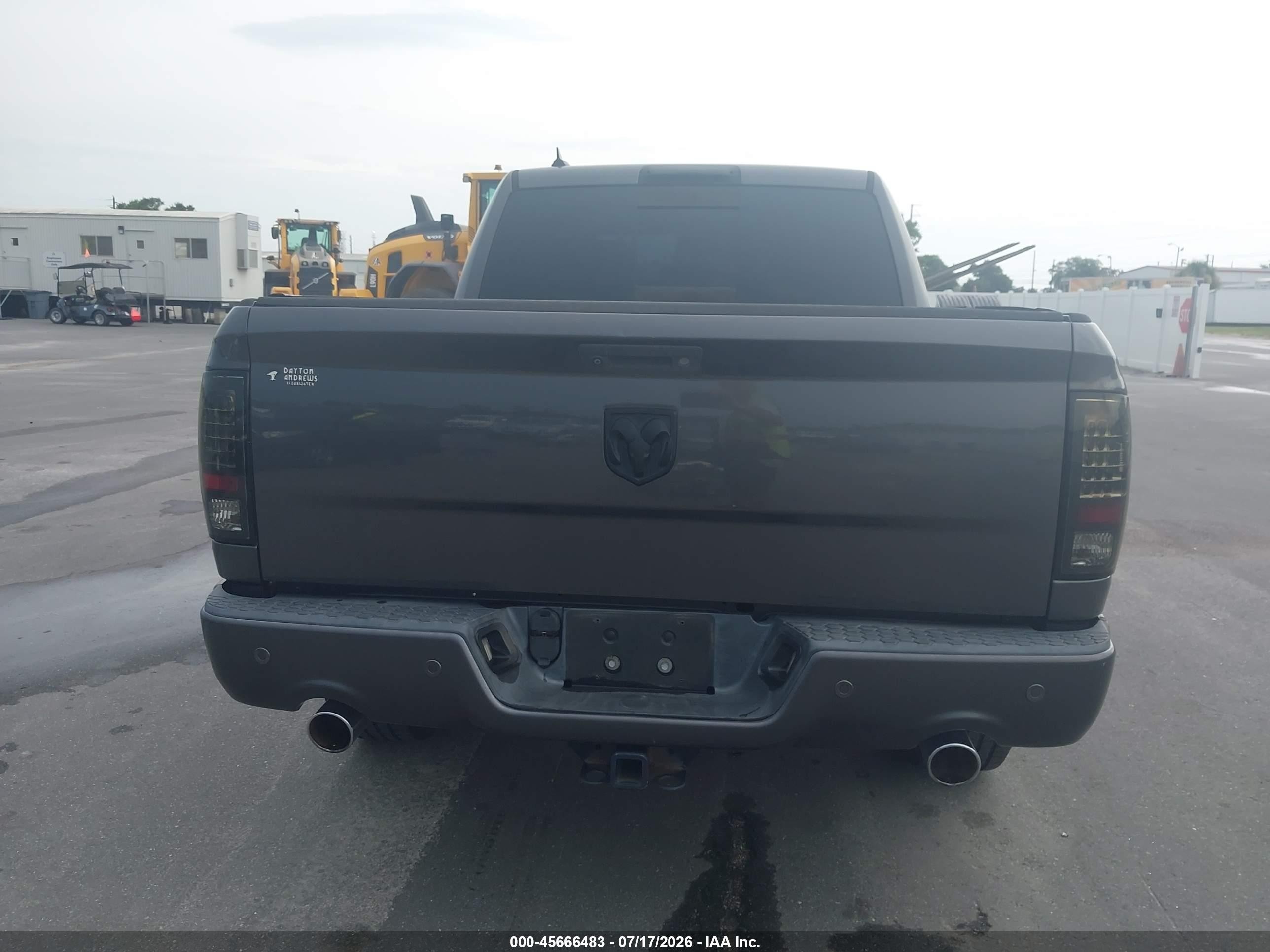 2015 Ram 1500 Sport Черный vin: 1C6RR6MTXFS629368
