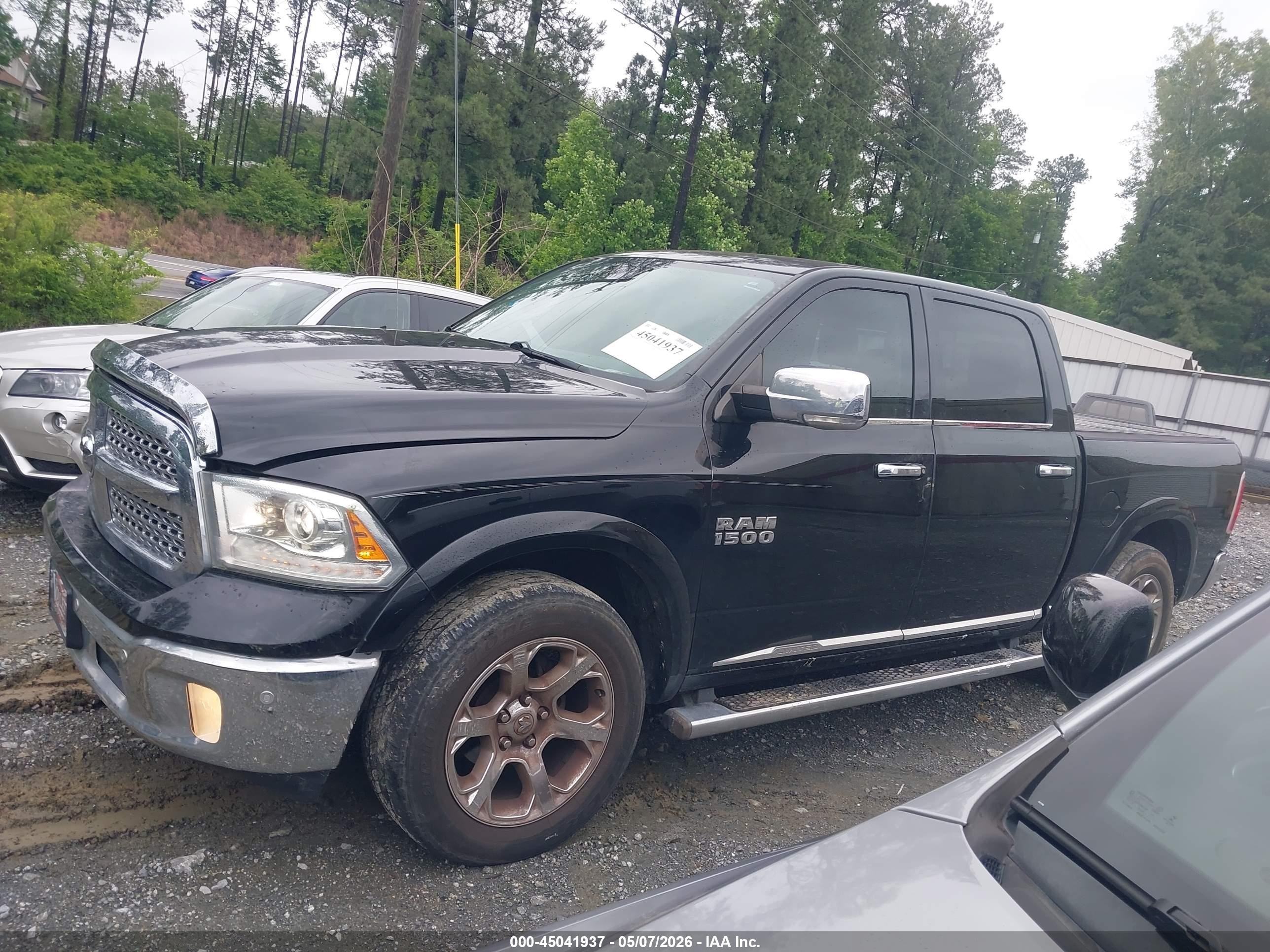 2015 Ram 1500 Laramie Black vin: 1C6RR6NG1FS518337
