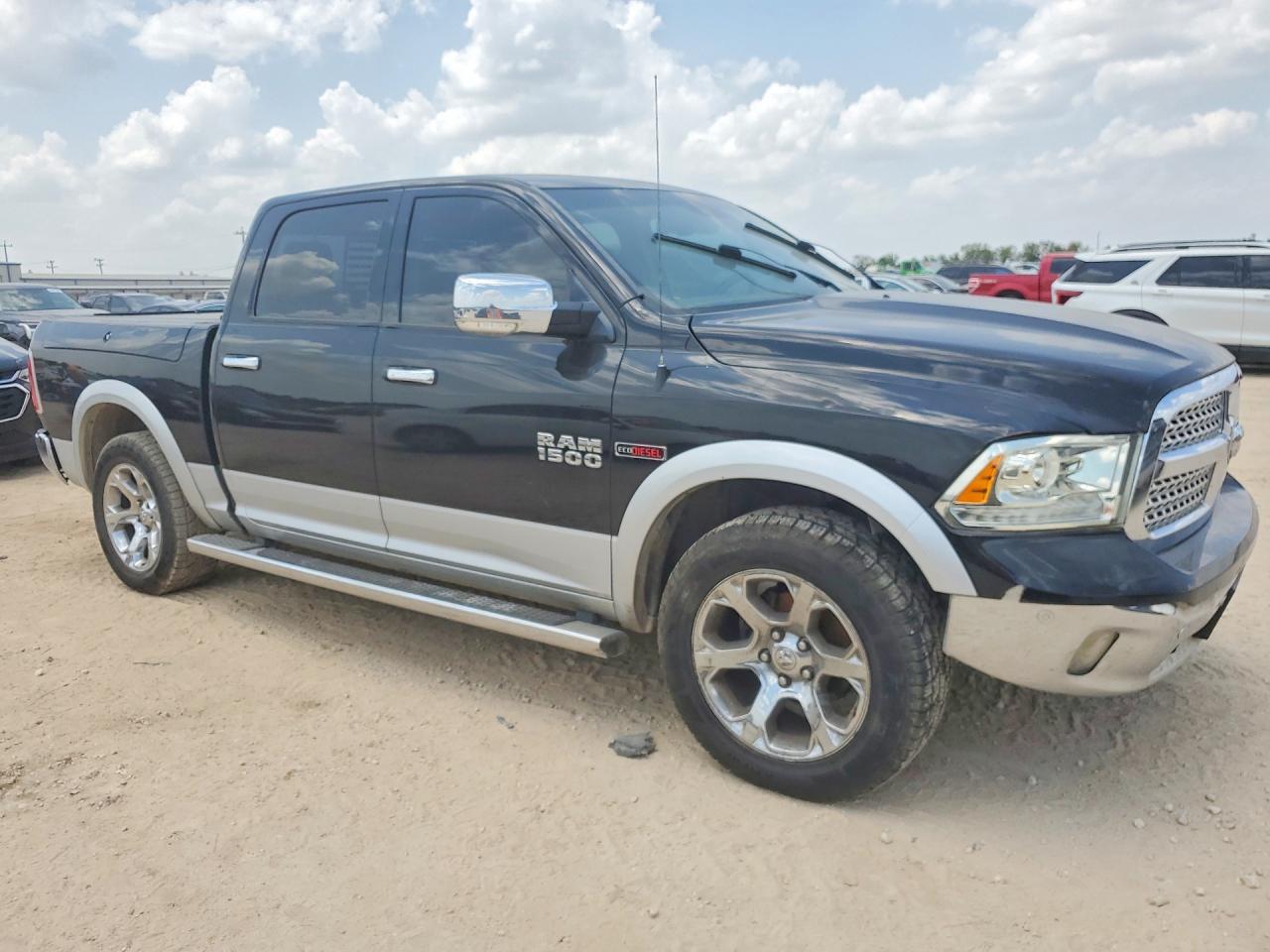 2015 Ram 1500 Laramie Black vin: 1C6RR6NMXFS590014