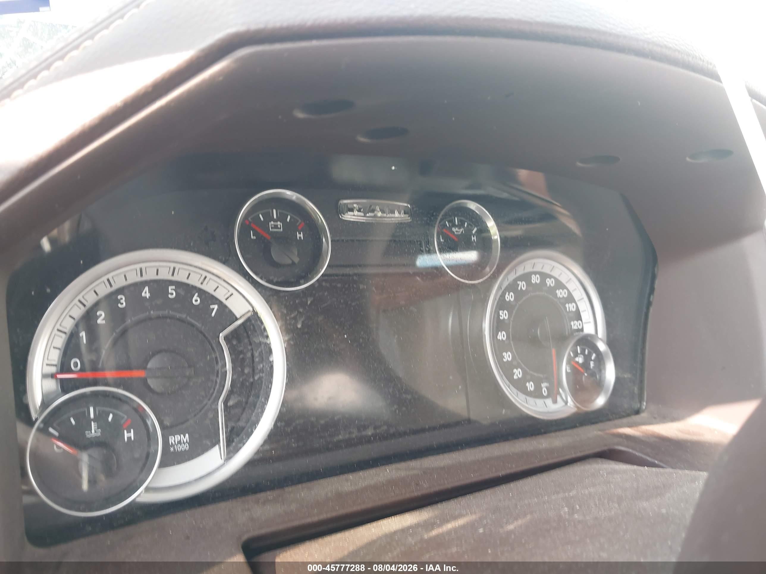 2014 Ram 1500 Laramie Коричневый vin: 1C6RR6NT0ES164970
