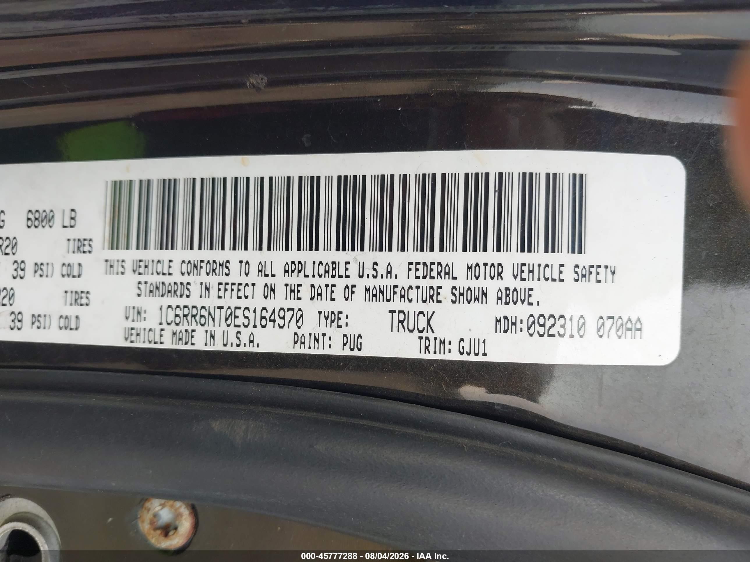 2014 Ram 1500 Laramie Коричневый vin: 1C6RR6NT0ES164970