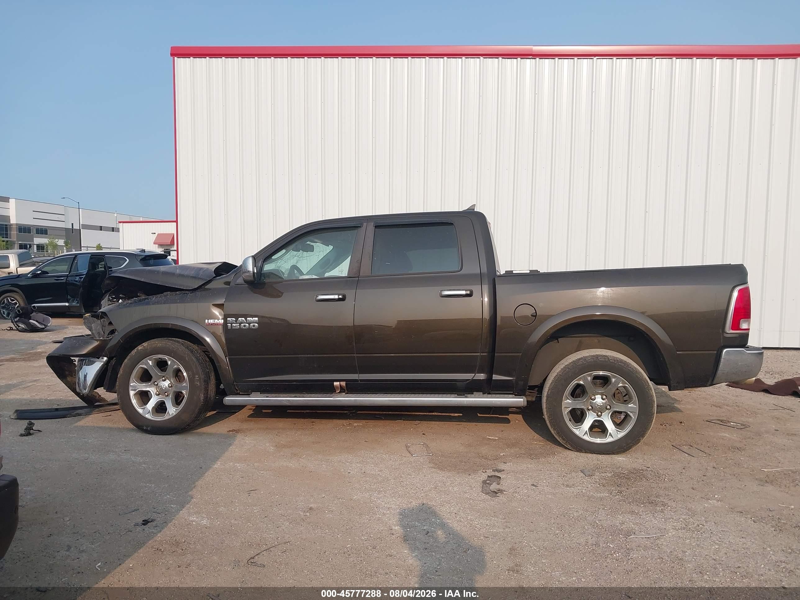 2014 Ram 1500 Laramie Коричневый vin: 1C6RR6NT0ES164970