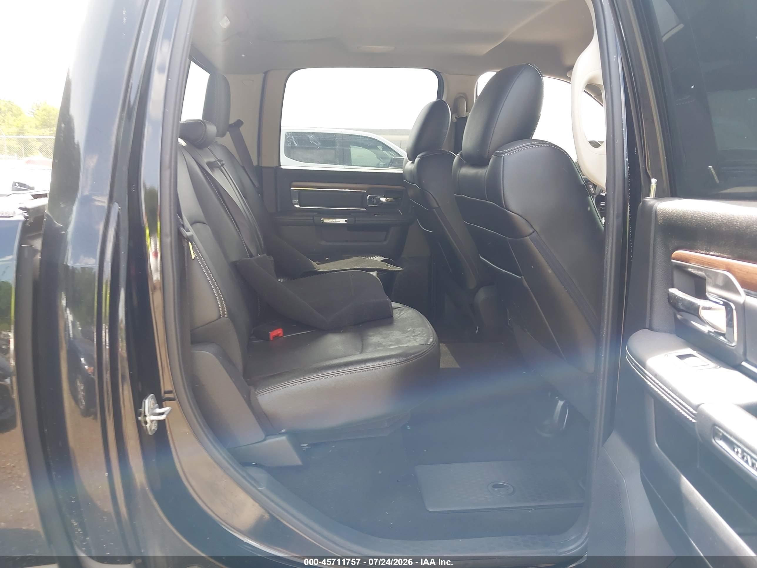 2014 Ram 1500 Laramie Black vin: 1C6RR6NT0ES449071