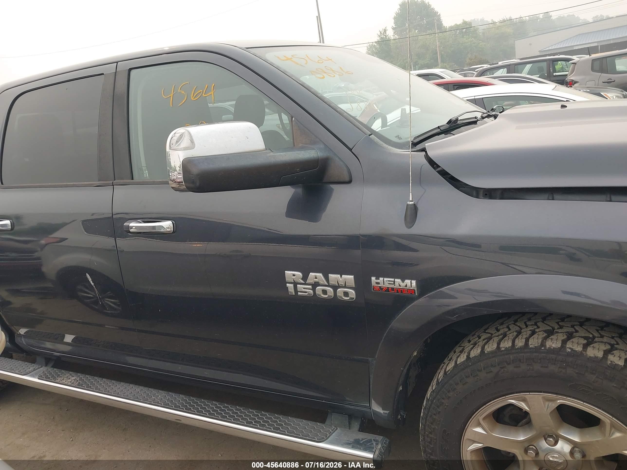 2014 Ram 1500 Laramie Blue vin: 1C6RR6NT2ES258736