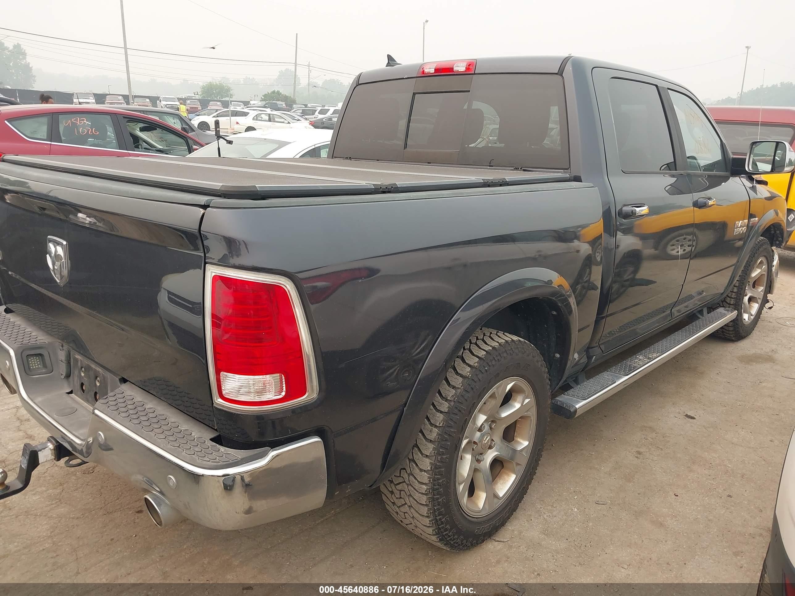 2014 Ram 1500 Laramie Blue vin: 1C6RR6NT2ES258736