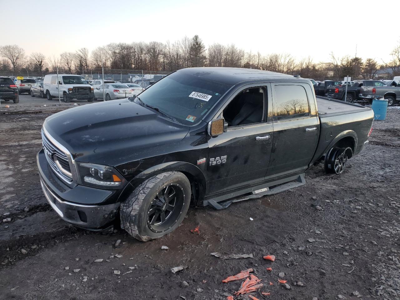 2015 Ram 1500 Laramie Black vin: 1C6RR6NT6FS514684