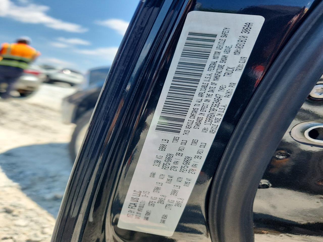 2015 Ram 1500 Laramie Black vin: 1C6RR6NT8FS634647