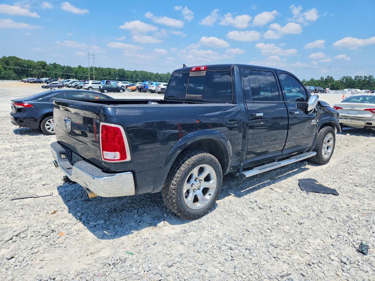 2015 Ram 1500 Laramie Black vin: 1C6RR6NT8FS634647