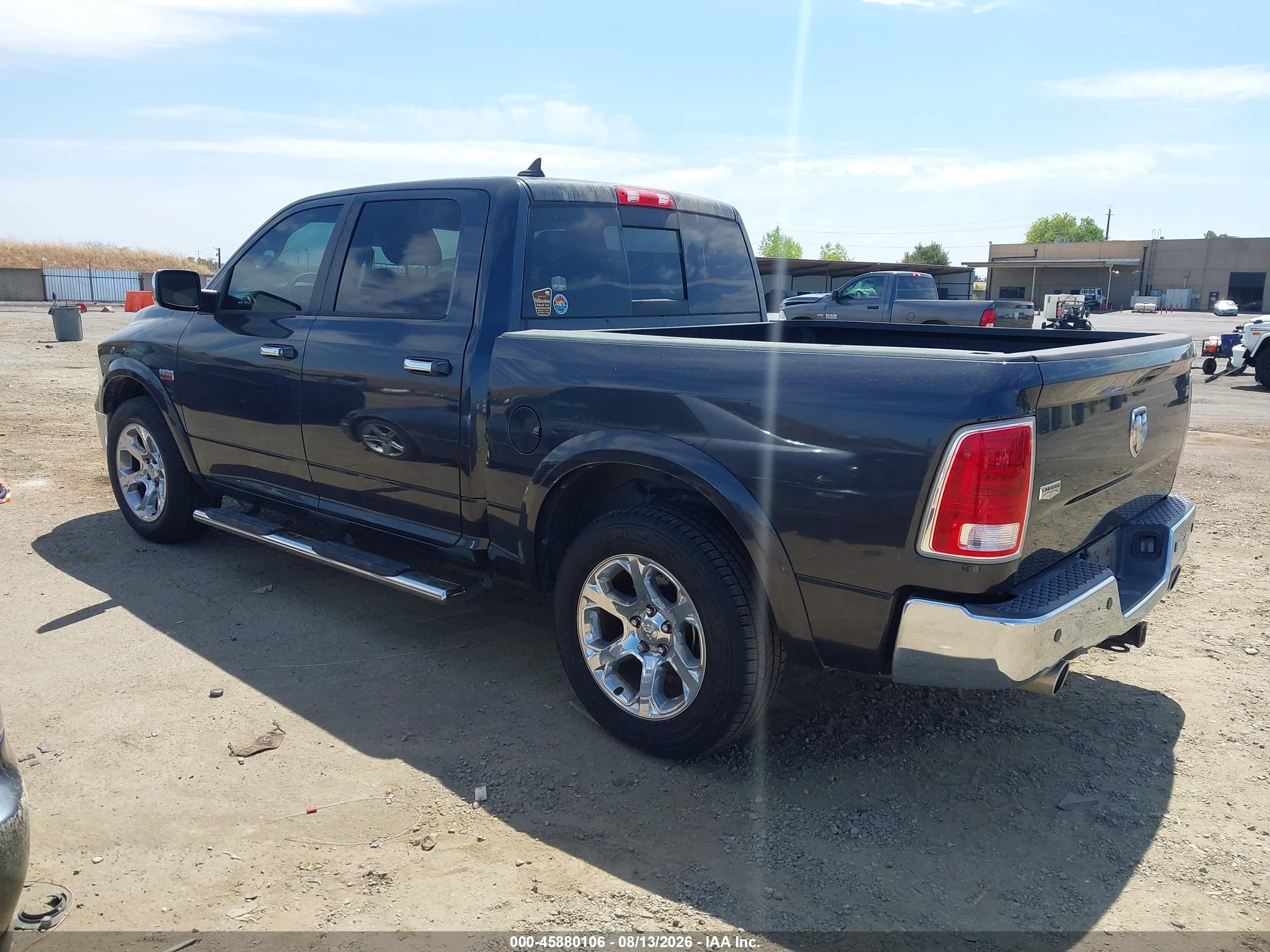 2013 Ram 1500 Laramie Black vin: 1C6RR6NTXDS684768