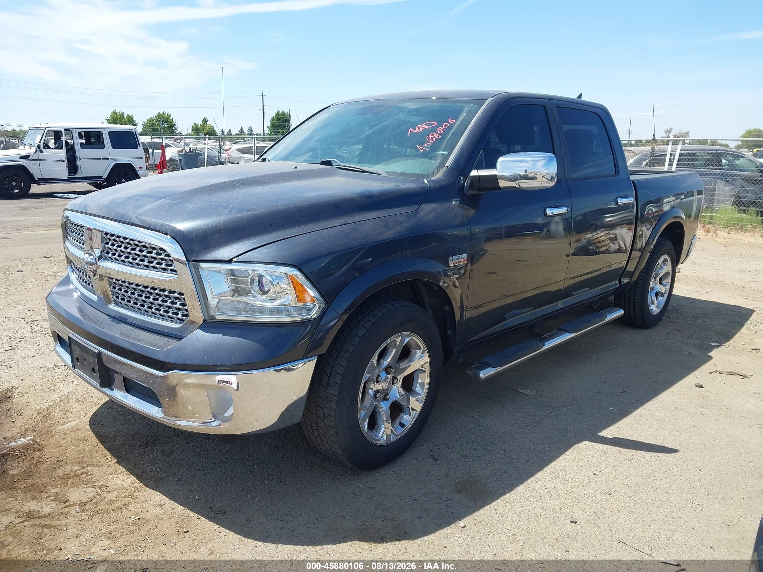 2013 Ram 1500 Laramie Black vin: 1C6RR6NTXDS684768