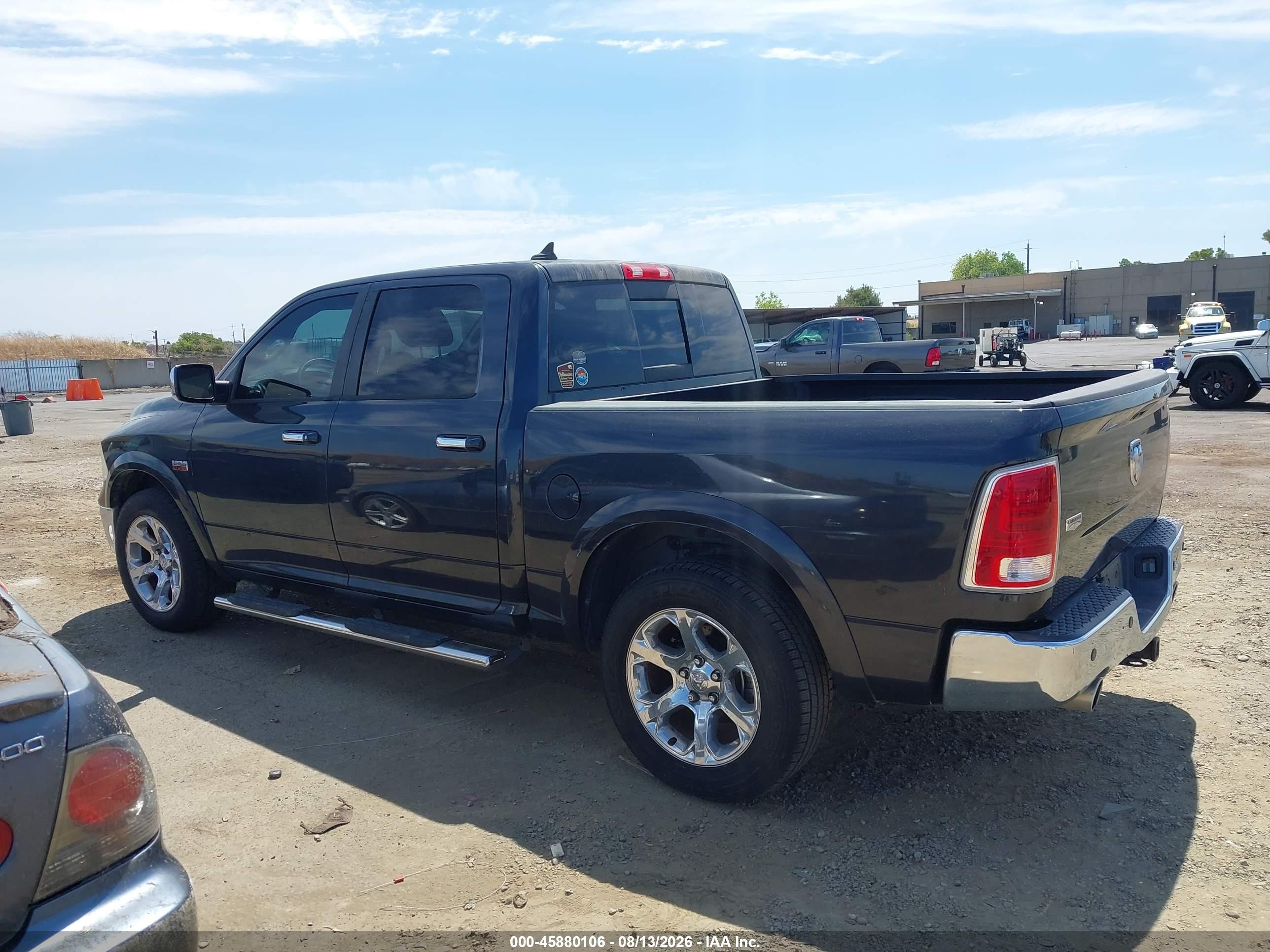 2013 Ram 1500 Laramie Black vin: 1C6RR6NTXDS684768