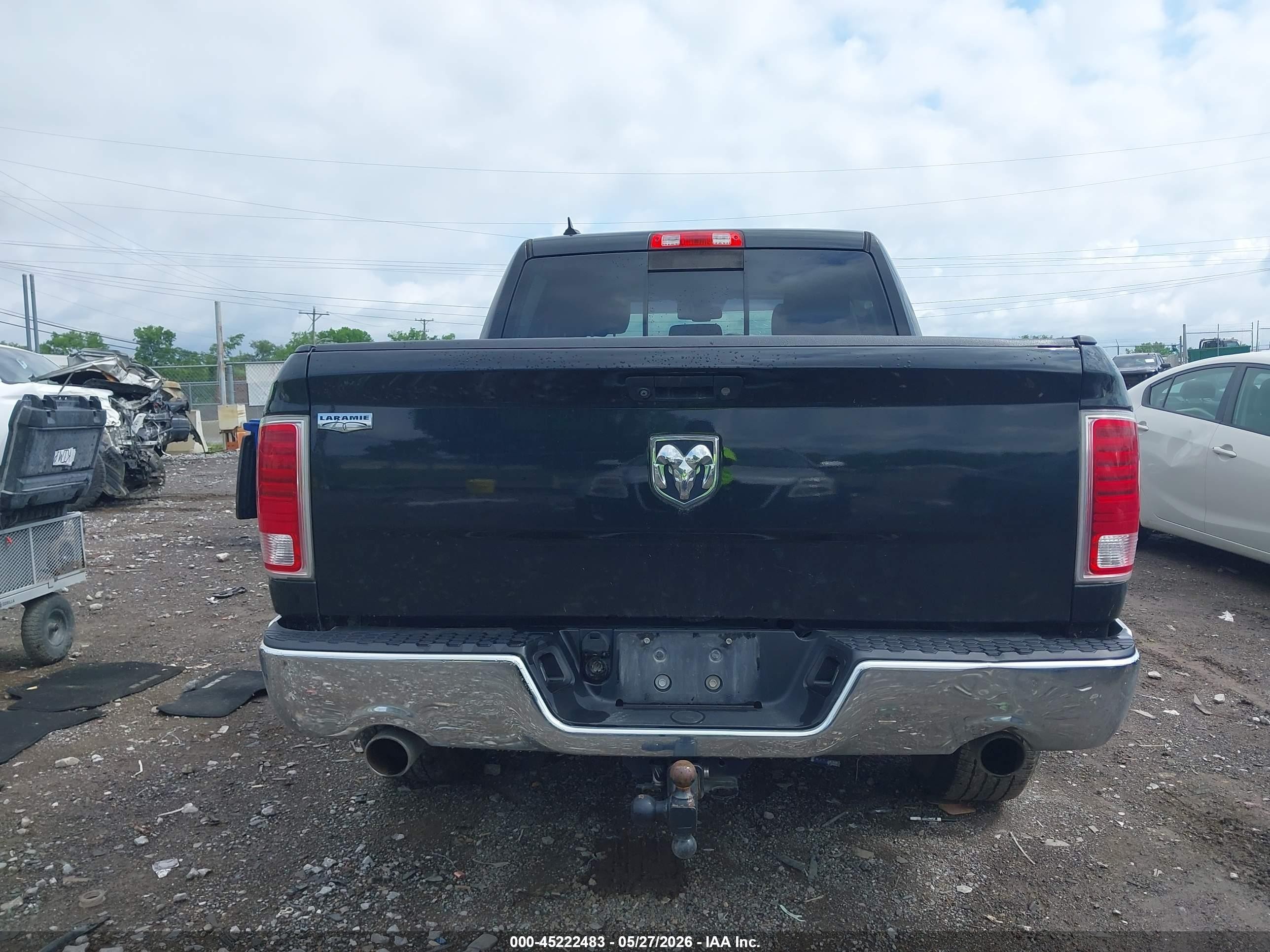 2015 Ram 1500 Laramie Black vin: 1C6RR6NTXFS669206