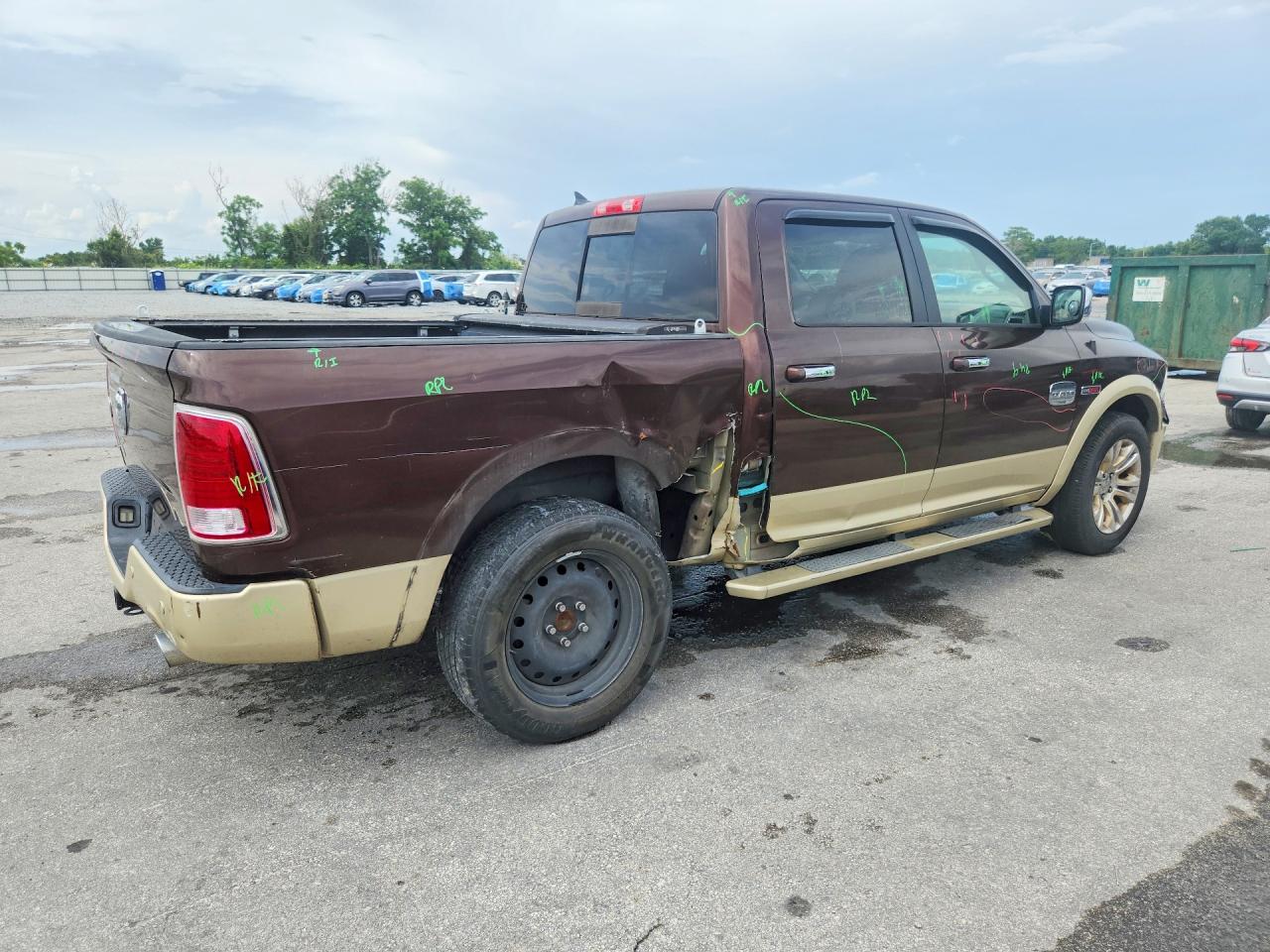 2015 Ram 1500 Longhorn Brown vin: 1C6RR6PM0FS522074