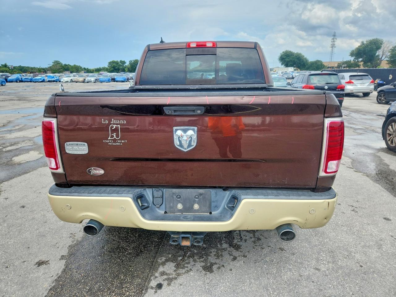 2015 Ram 1500 Longhorn Brown vin: 1C6RR6PM0FS522074
