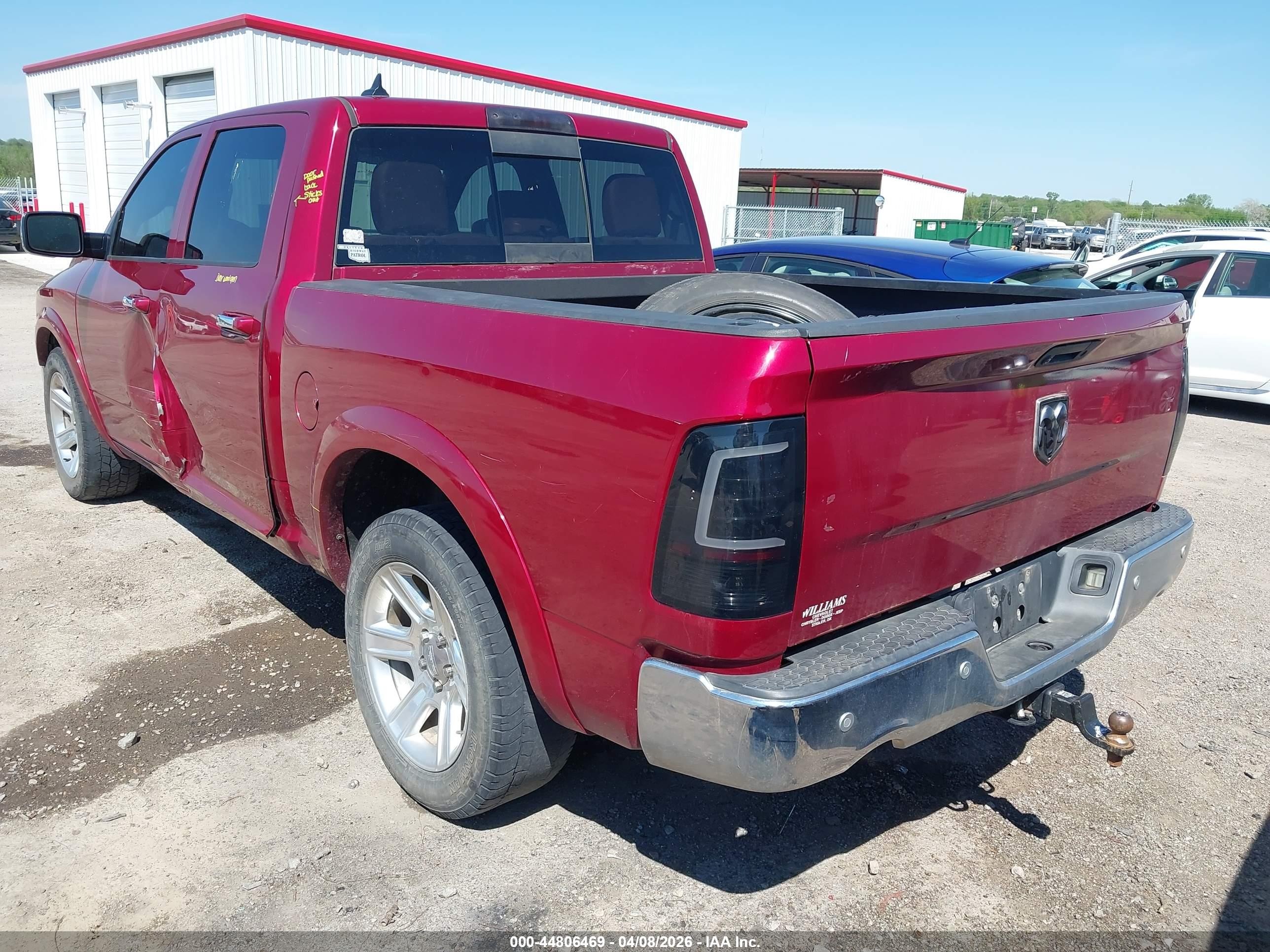 2014 Ram 1500 Longhorn Maroon vin: 1C6RR6PM8ES311316