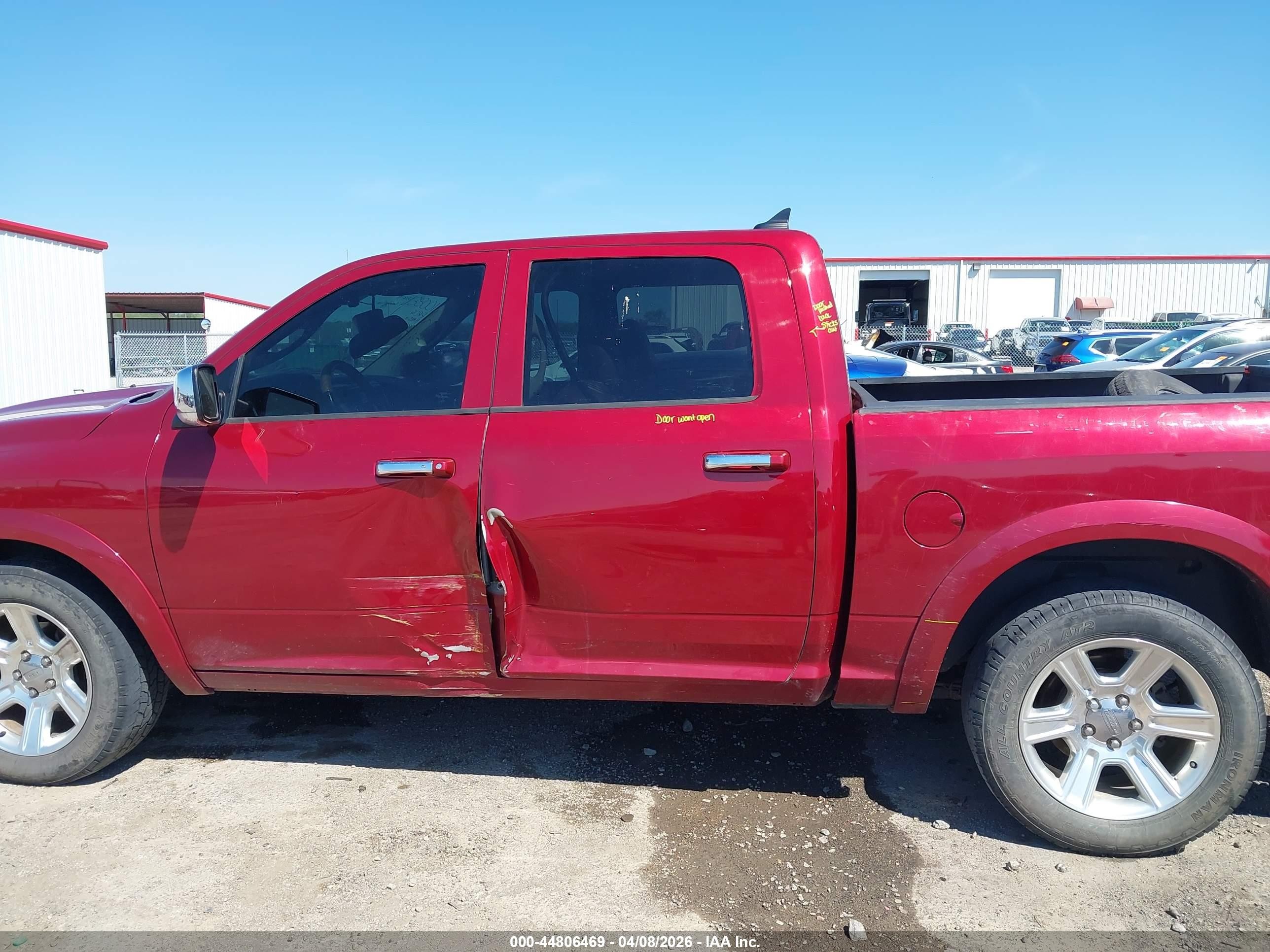 2014 Ram 1500 Longhorn Maroon vin: 1C6RR6PM8ES311316