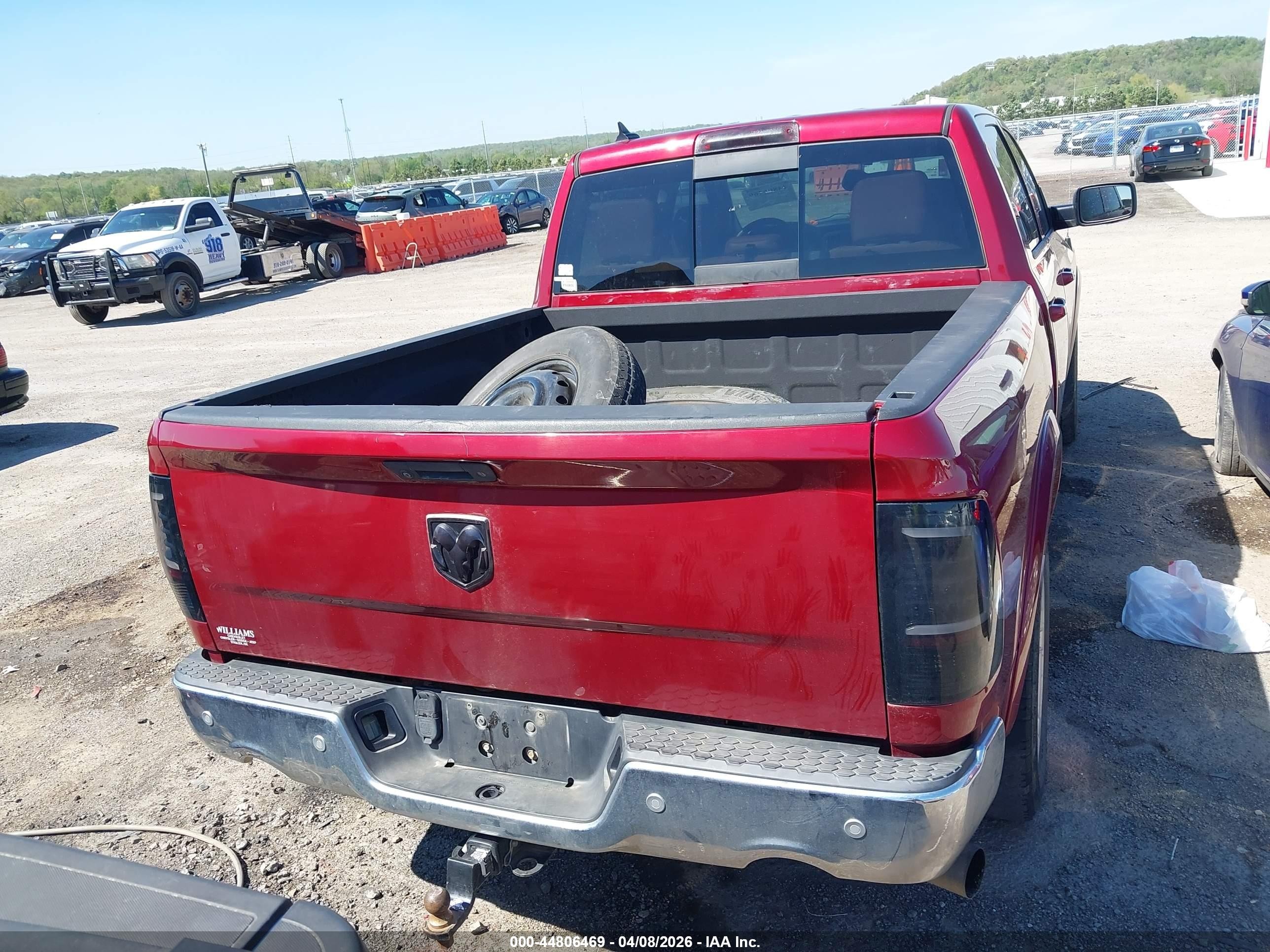 2014 Ram 1500 Longhorn Maroon vin: 1C6RR6PM8ES311316
