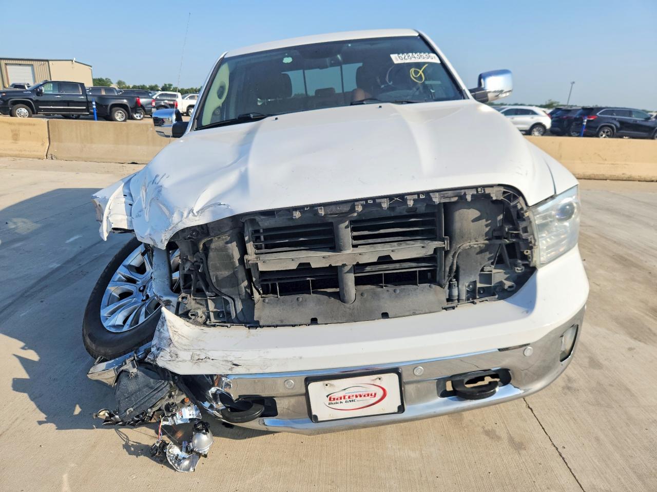 2015 Ram 1500 Longhorn White vin: 1C6RR6PT0FS676226